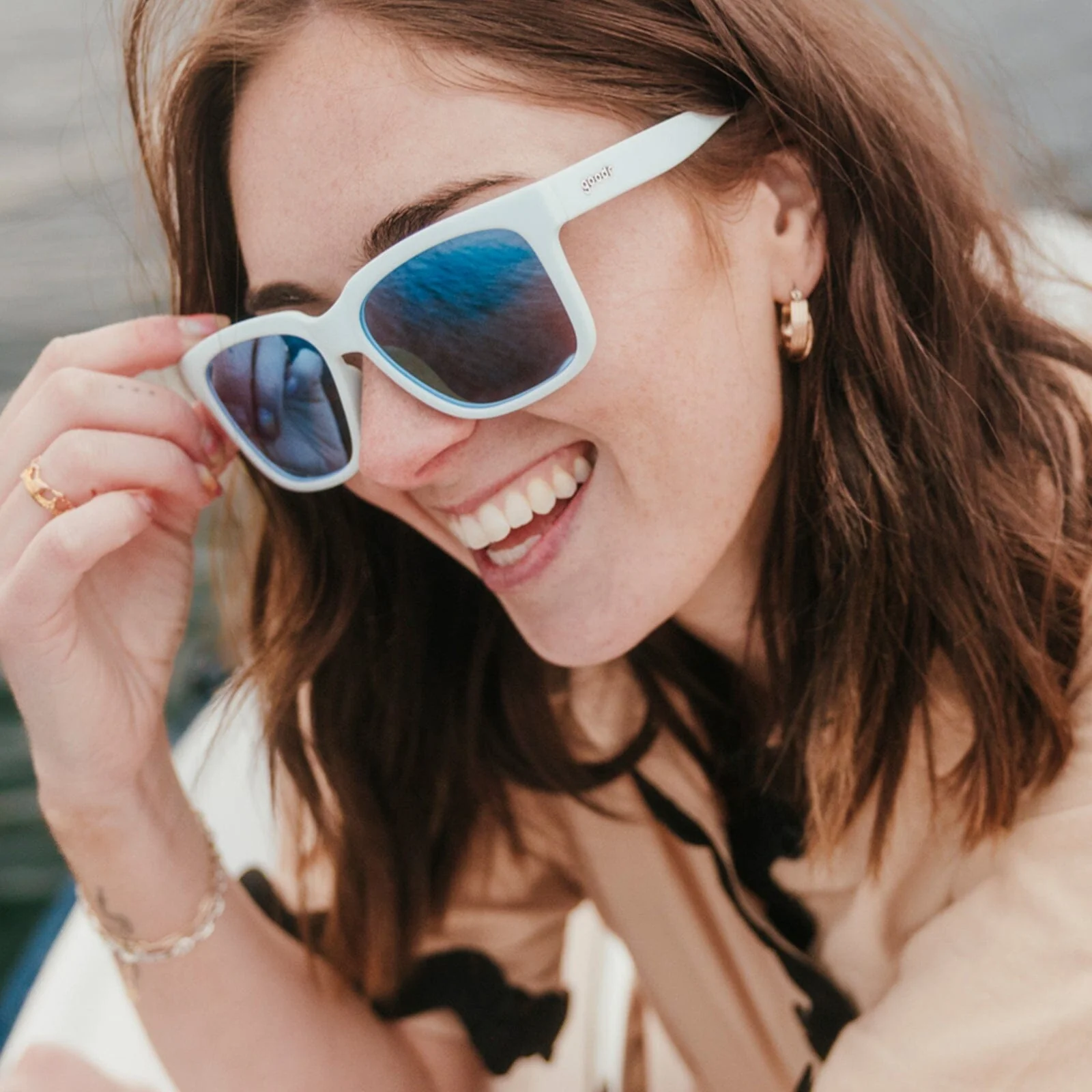 goodr Tidal G - Sports Sunglasses - Sea Foam Party Favor - Image 3