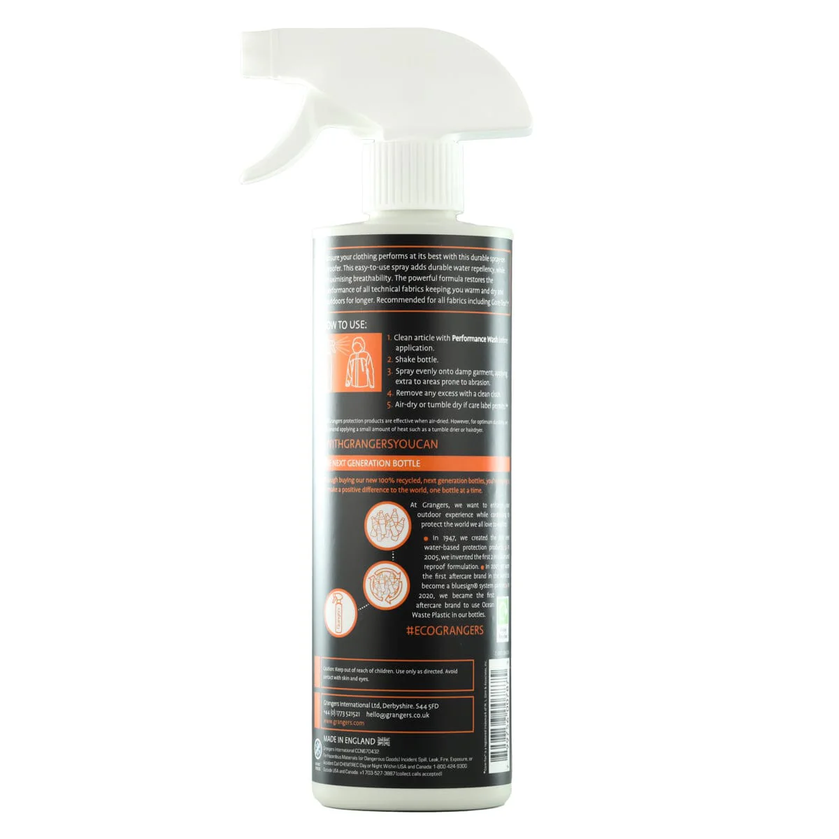 Grangers Performance Repel Plus Spray 275ml (OWP) - Image 4