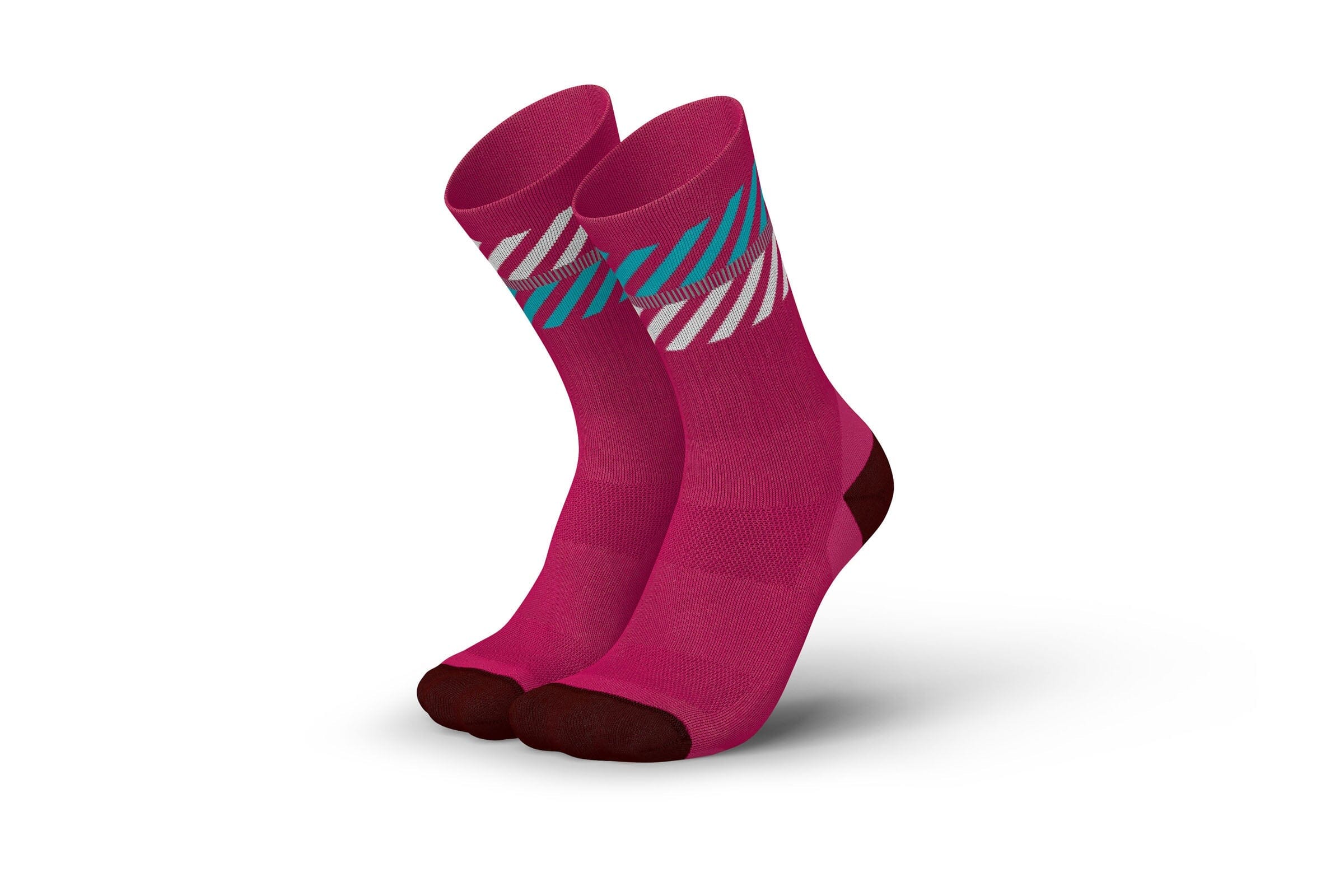 Incylence Merino Light Lanes Geranio Cyan Socks