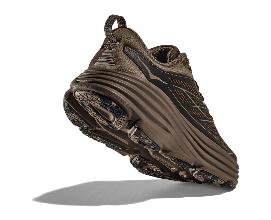 Hoka Unisex Stealth/Tech Bondi 8 Caged Road Running Shoes - Image 4