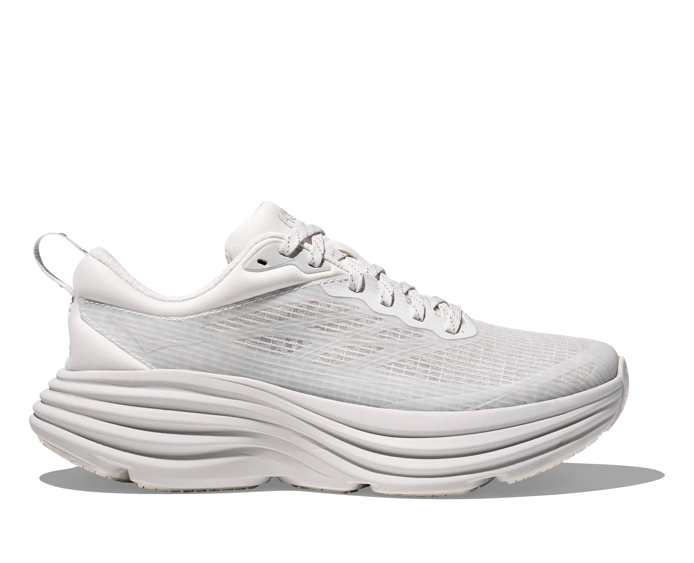 Hoka Unisex Stealth/Tech Bondi 8 Caged Road Running Shoes - Image 8