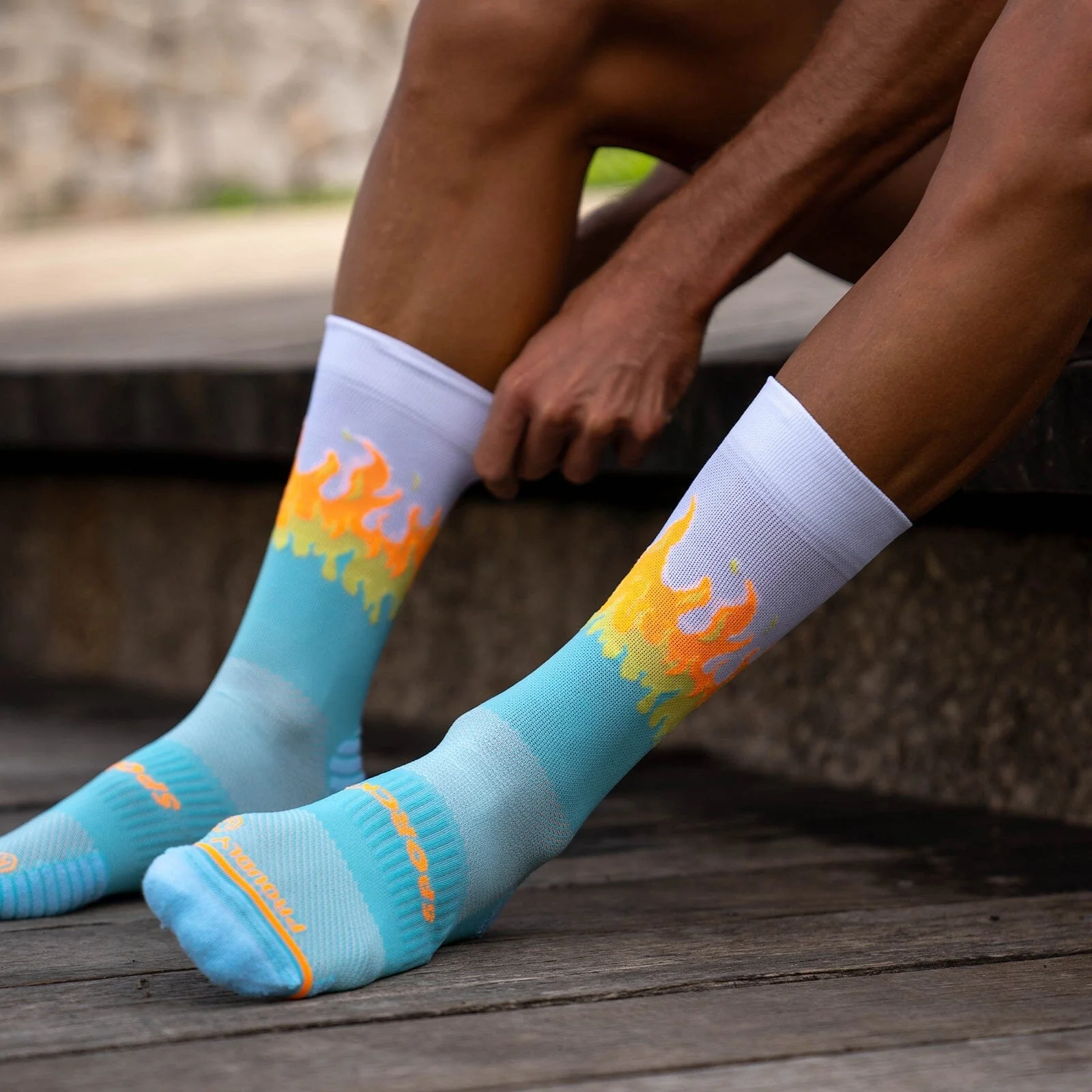 SPORCKS Hot Blue - Running Socks - Image 2