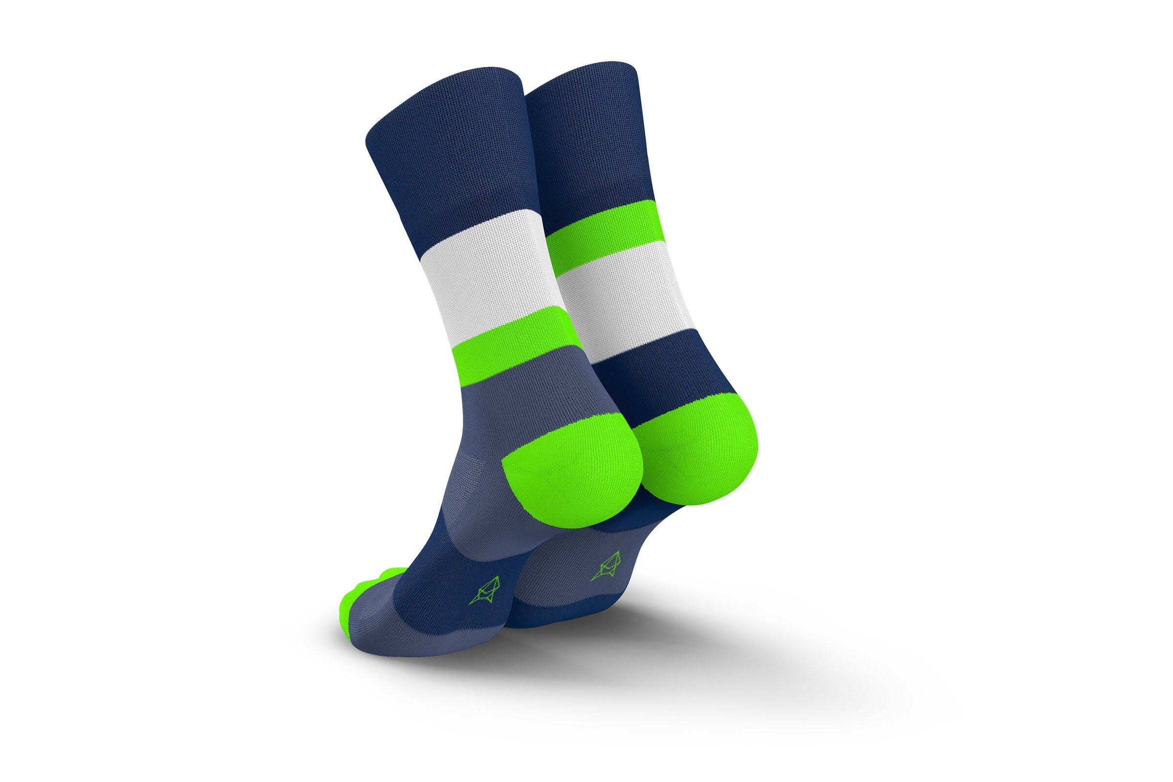 Incylence Running Bands Navy Green Socks - Image 2