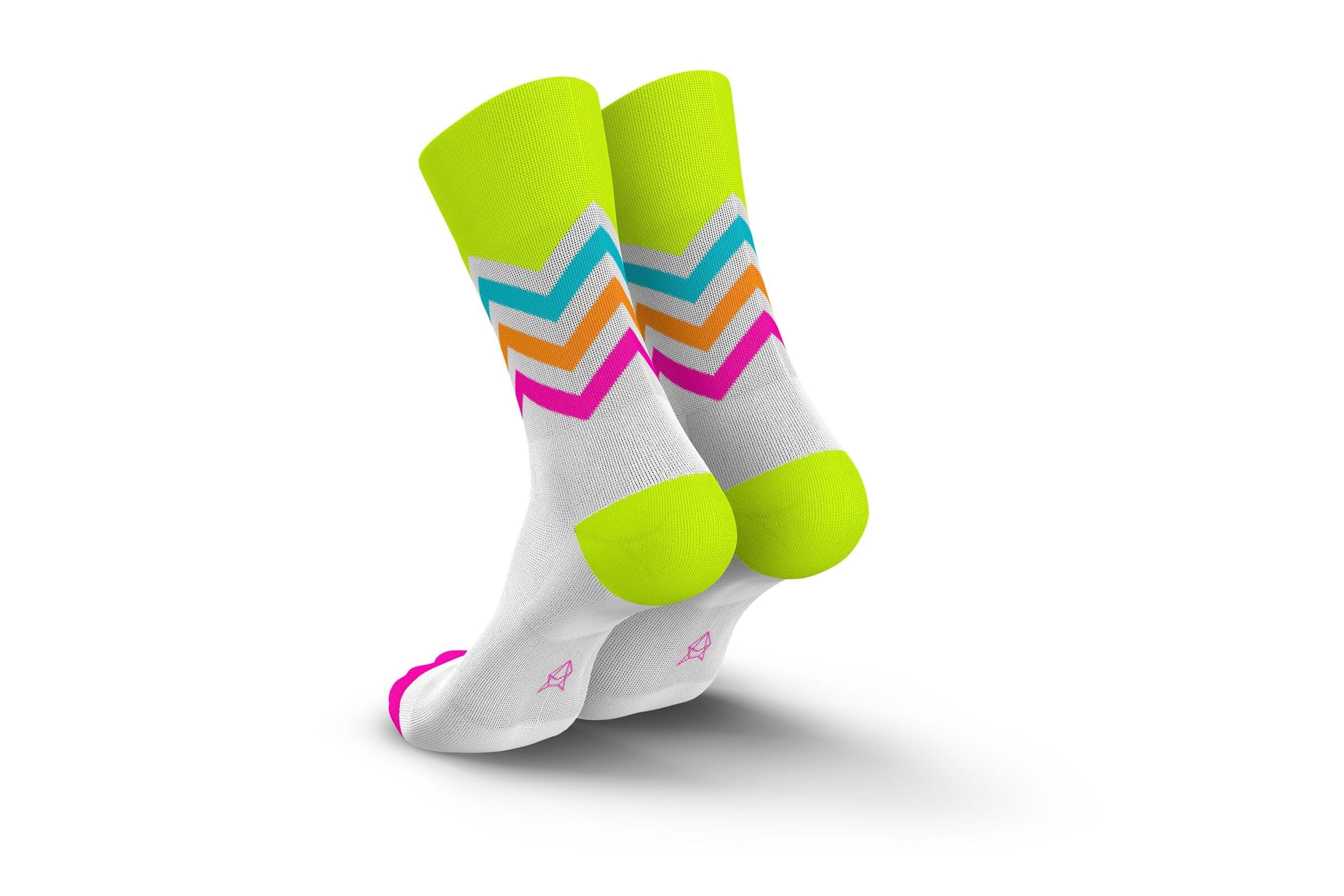 Incylence Running Volts Canary Pink Socks - Image 2