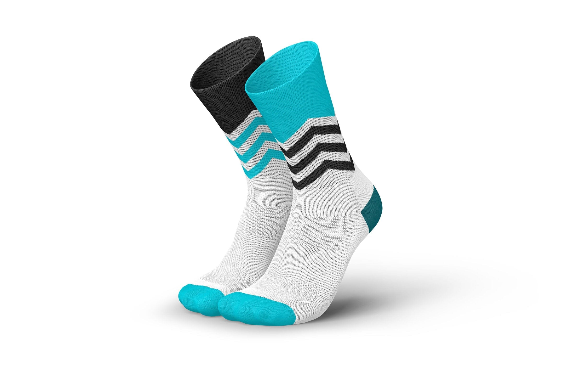 Incylence Running Volts Cyan Black Socks