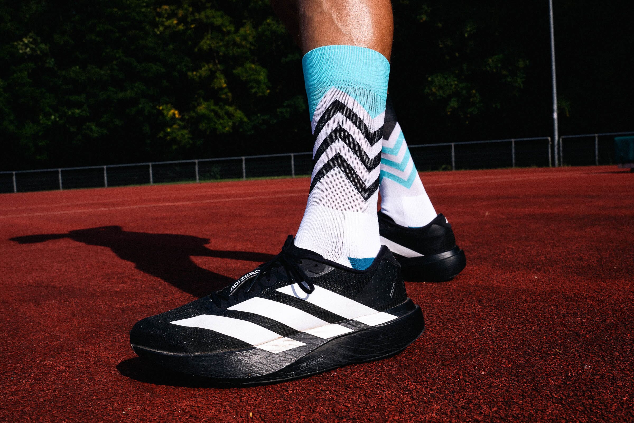 Incylence Running Volts Cyan Black Socks - Image 6