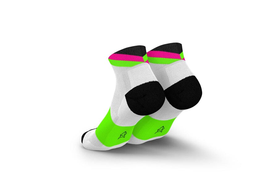 Incylence Ultralight Apex Short Black Green Socks - Image 2
