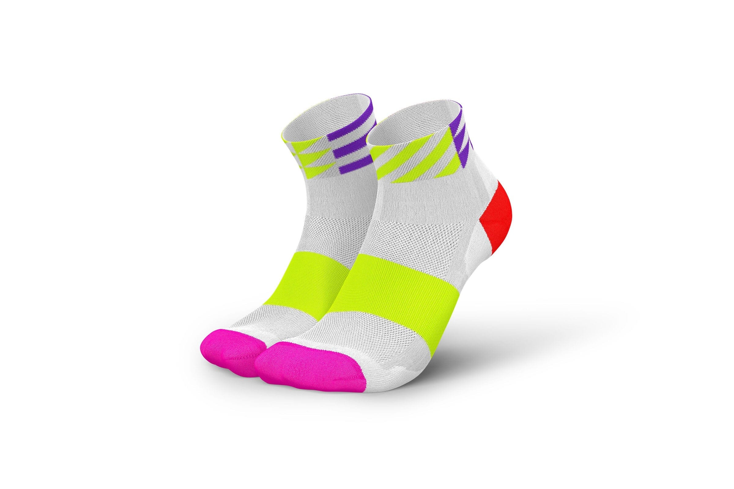 Incylence Ultralight Elements Short White Pink Socks