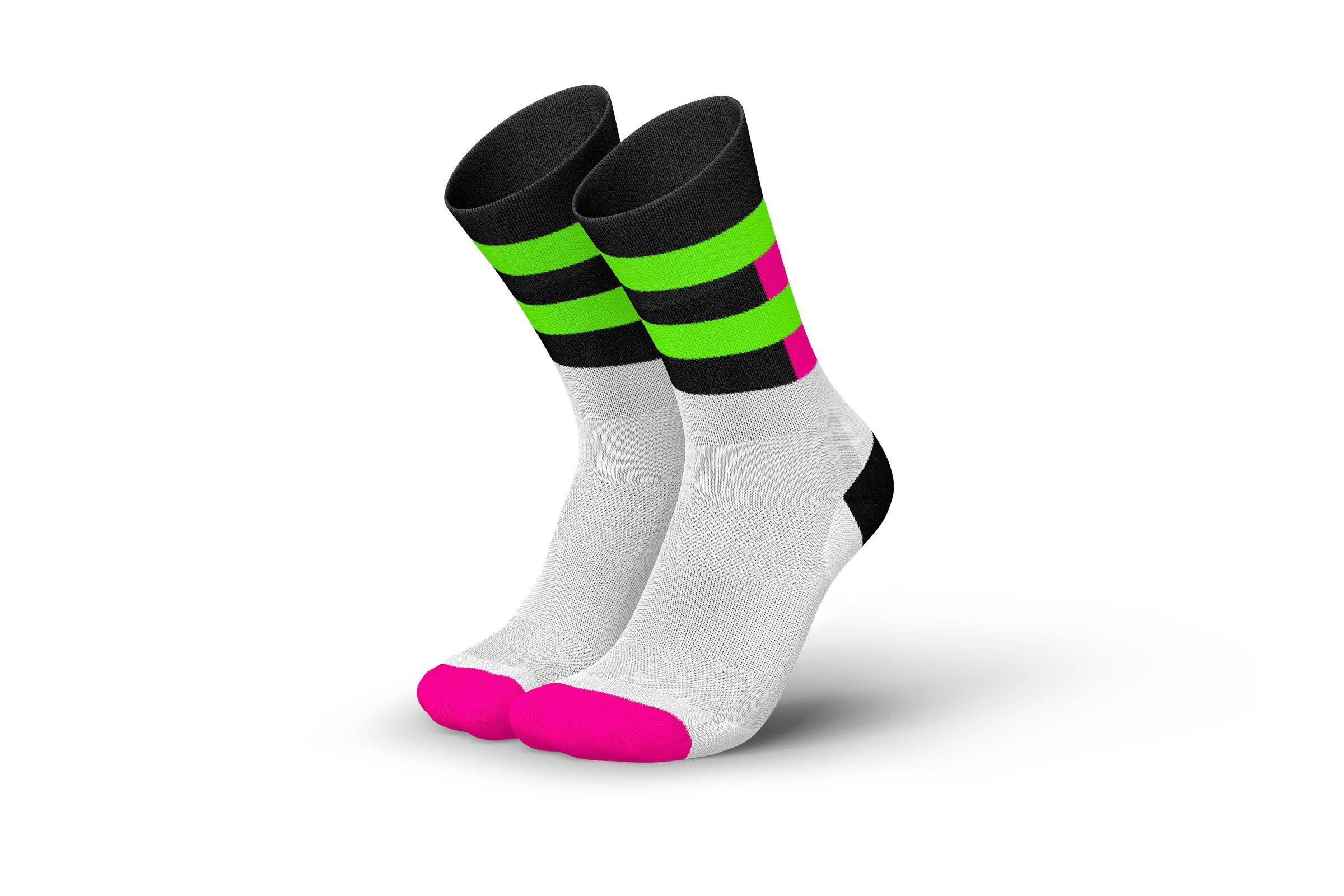 Incylence Ultralight Spirals Black Green Socks