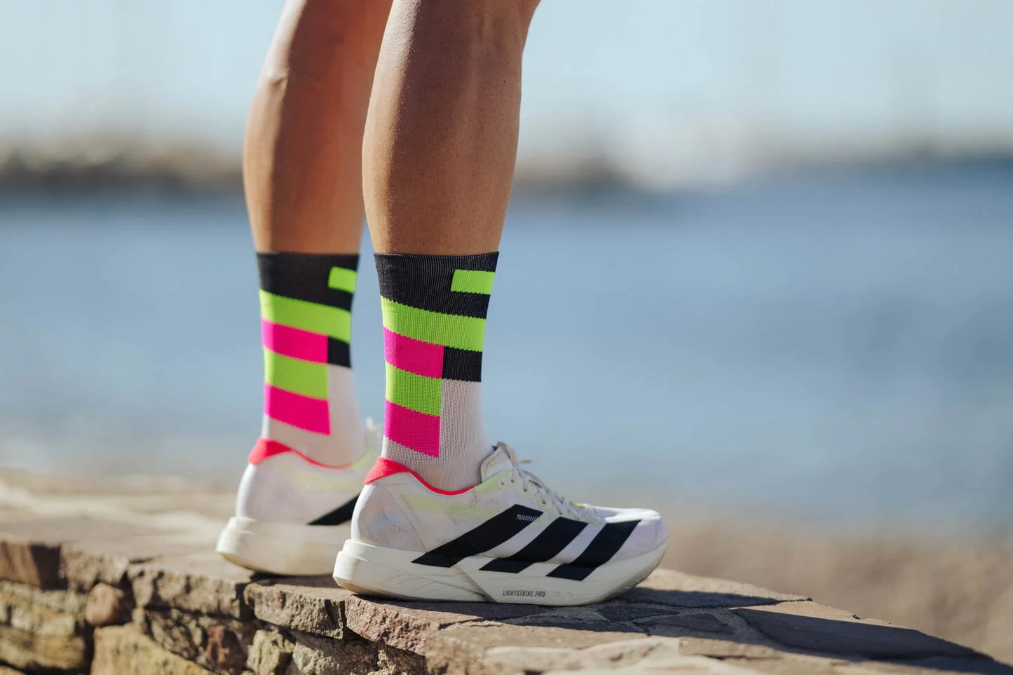 Incylence Ultralight Spirals Black Green Socks - Image 5