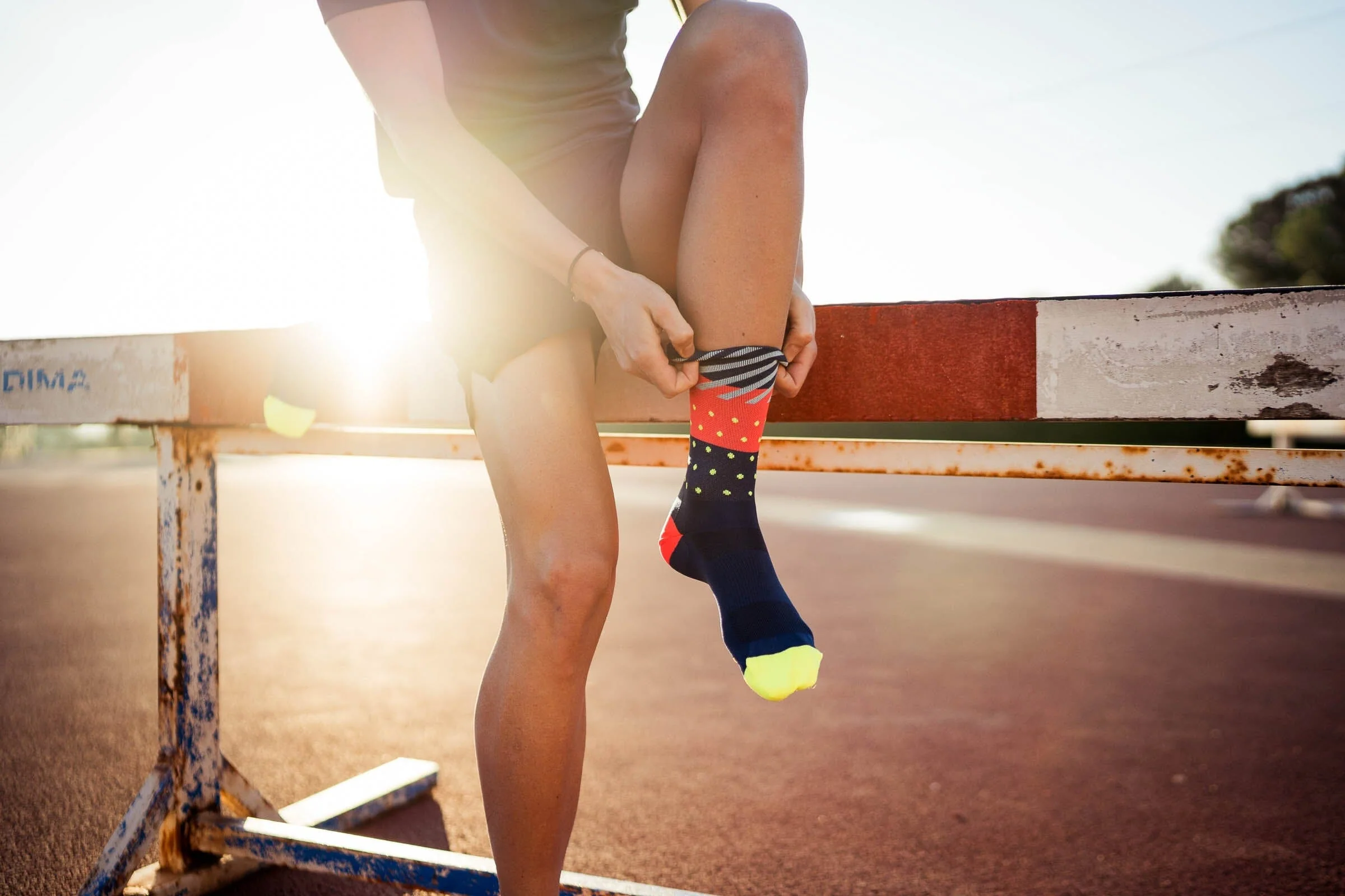 Incylence Ultralight Wildness Navy Inferno Socks - Image 3