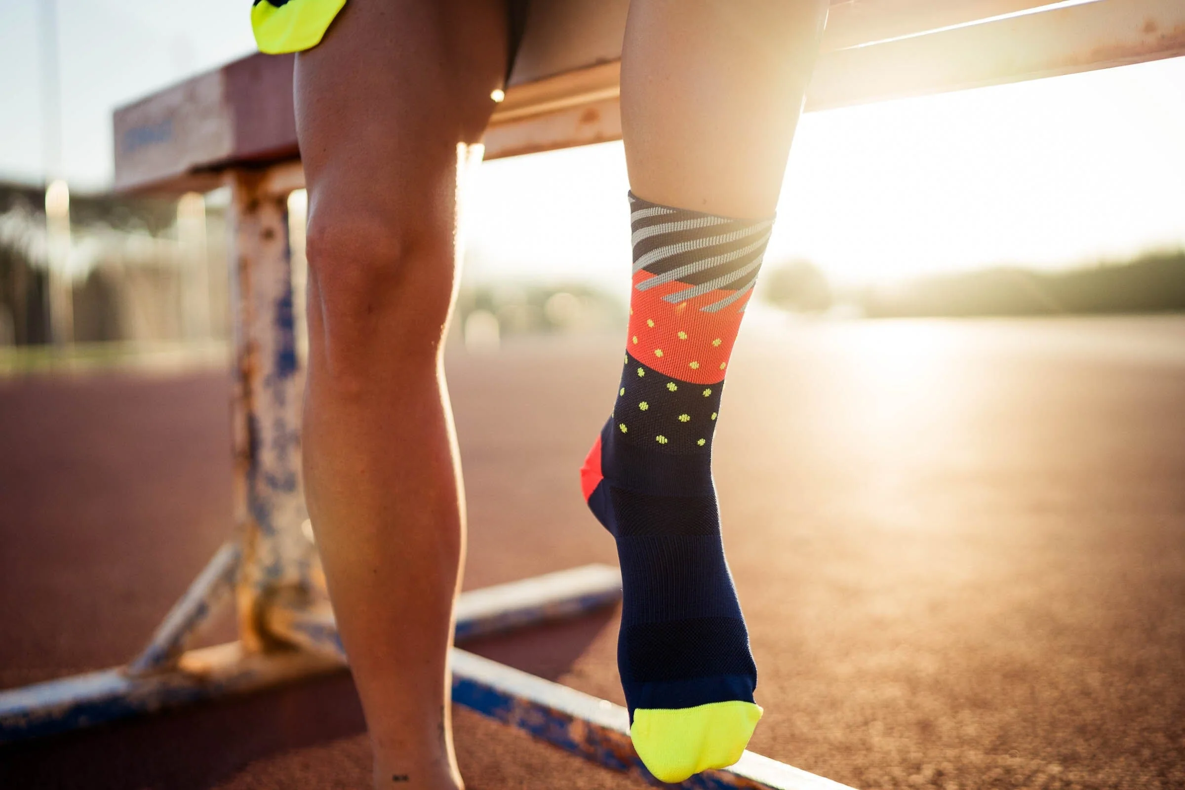Incylence Ultralight Wildness Navy Inferno Socks - Image 4