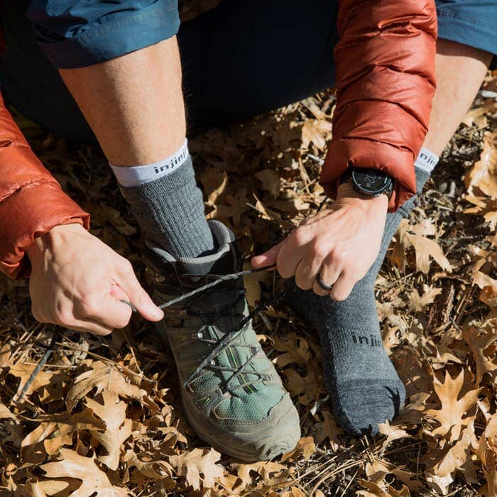 Injinji Men's Liner + Hiker Crew Socks - Image 5