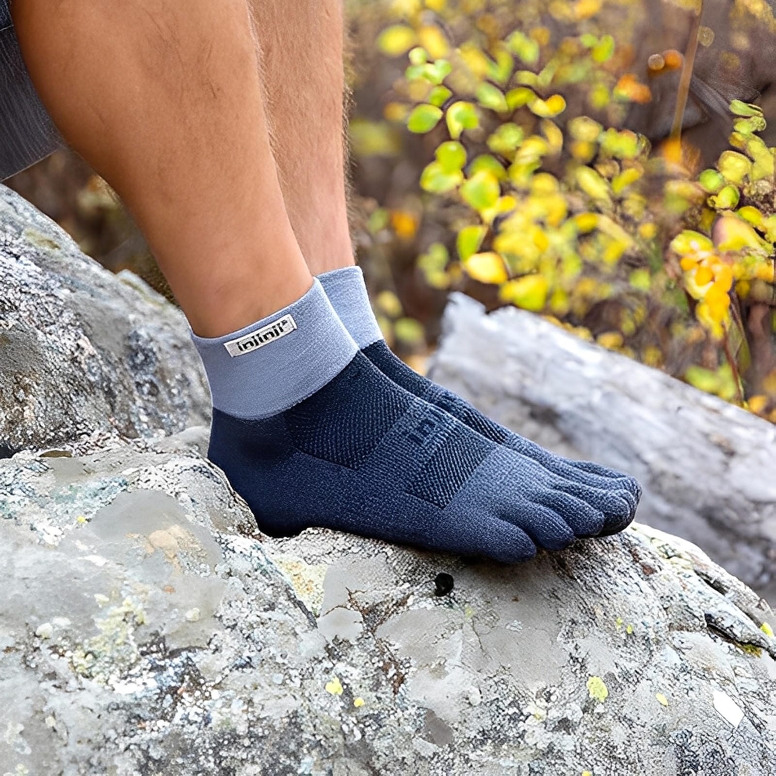 Injinji Trail Midweight Mini-Crew Socks - Image 3
