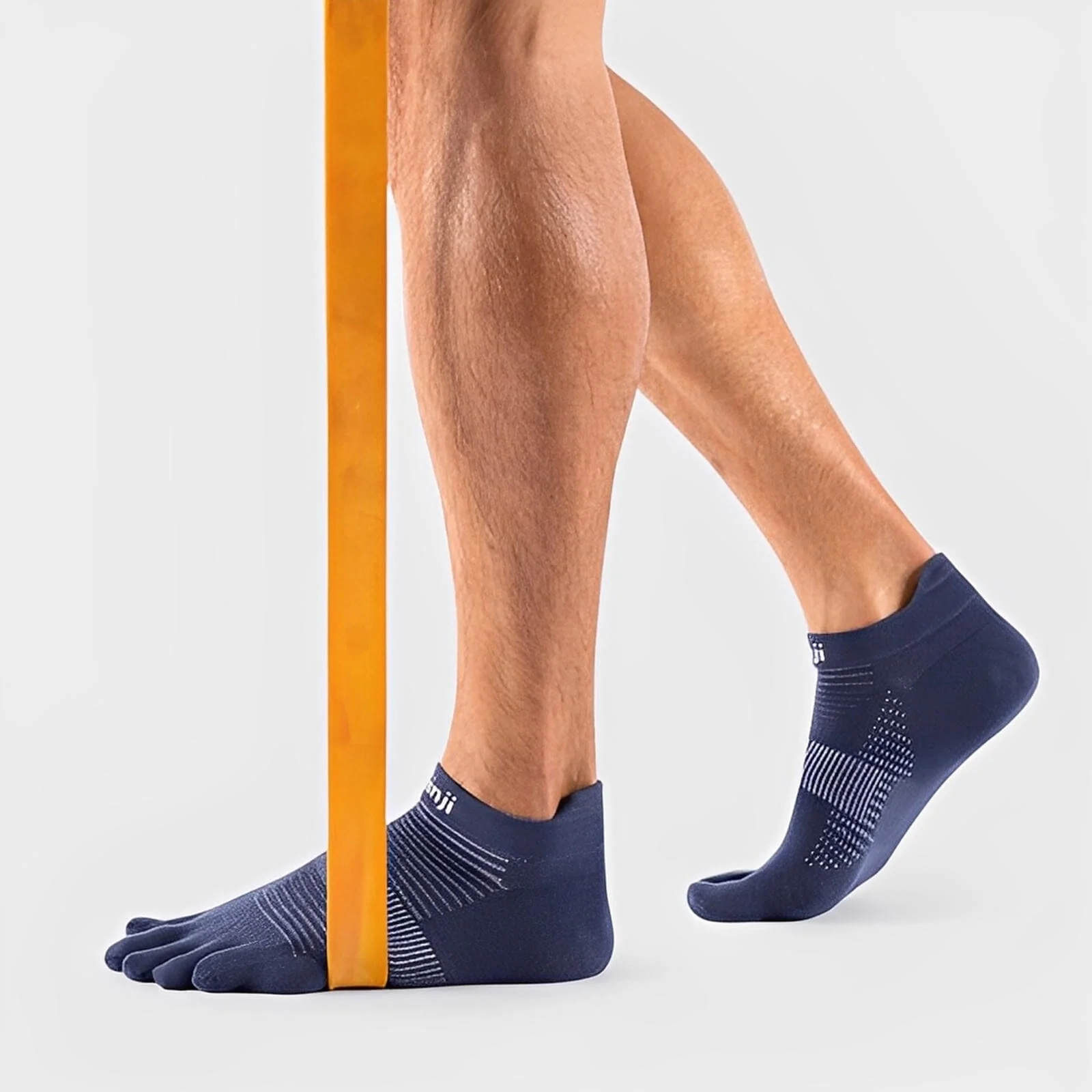 Injinji Run Original Weight No-Show Socks - Image 3