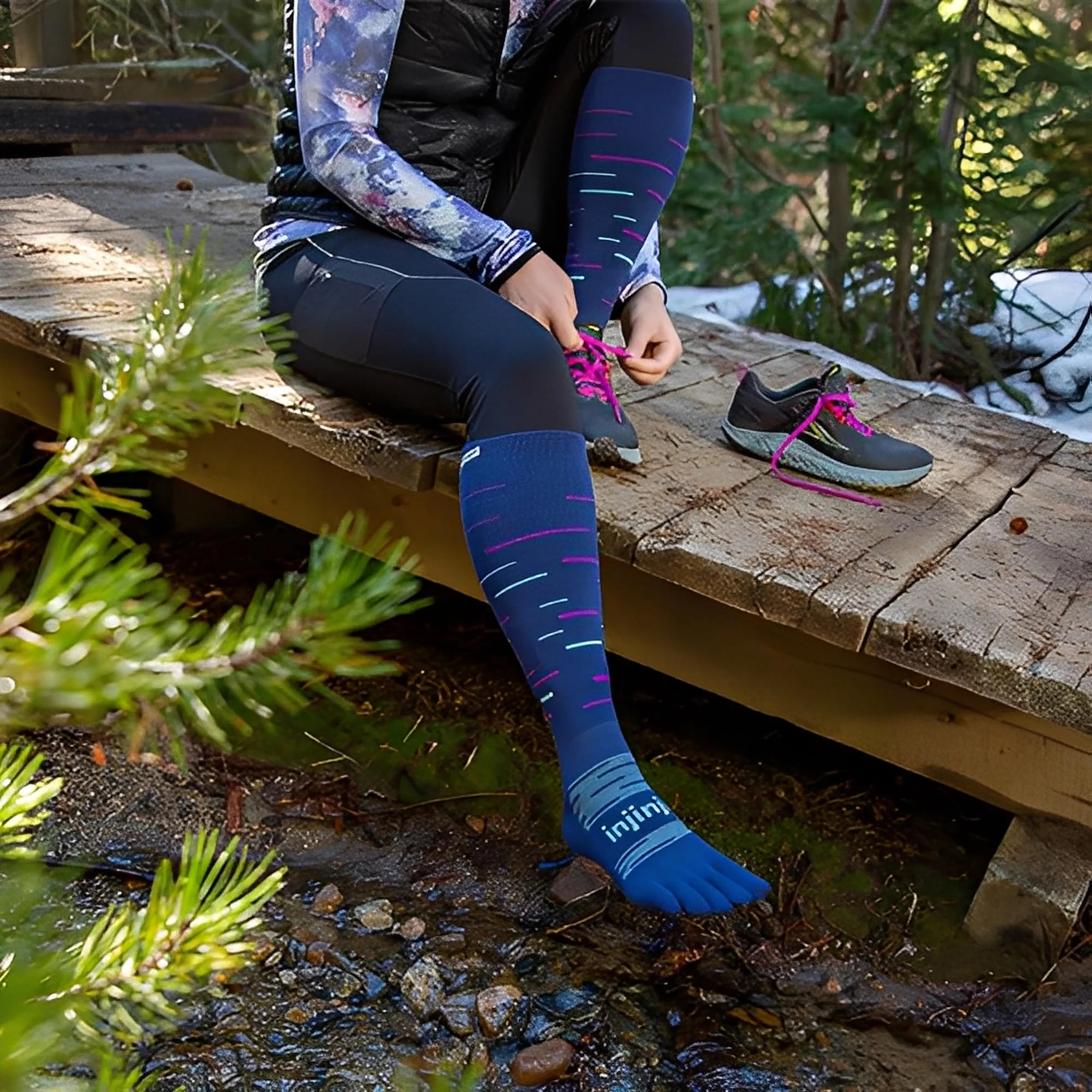 Injinji Snow OTC Socks - Image 3