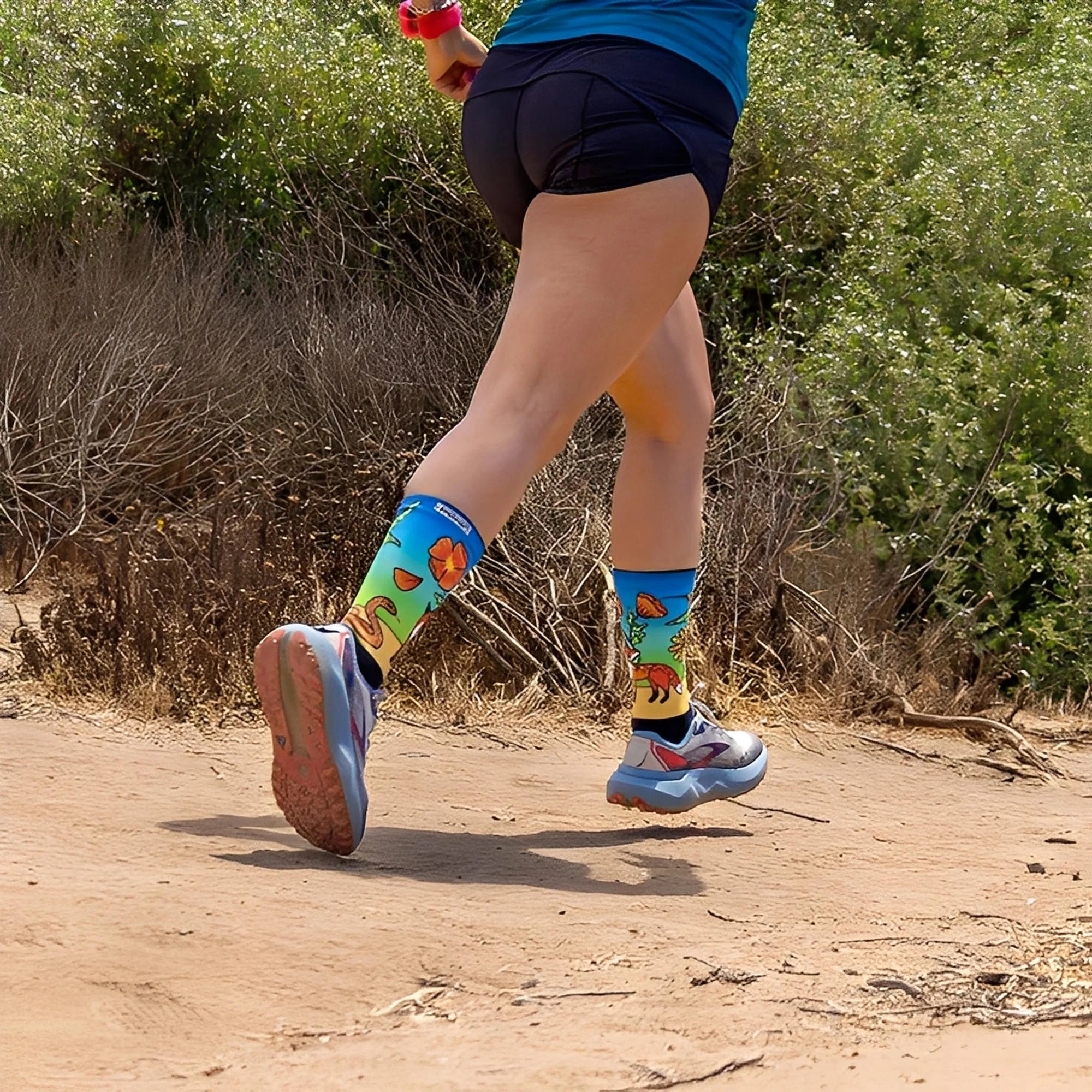 Injinji Women's Artist Designed Crew Socks - Image 4
