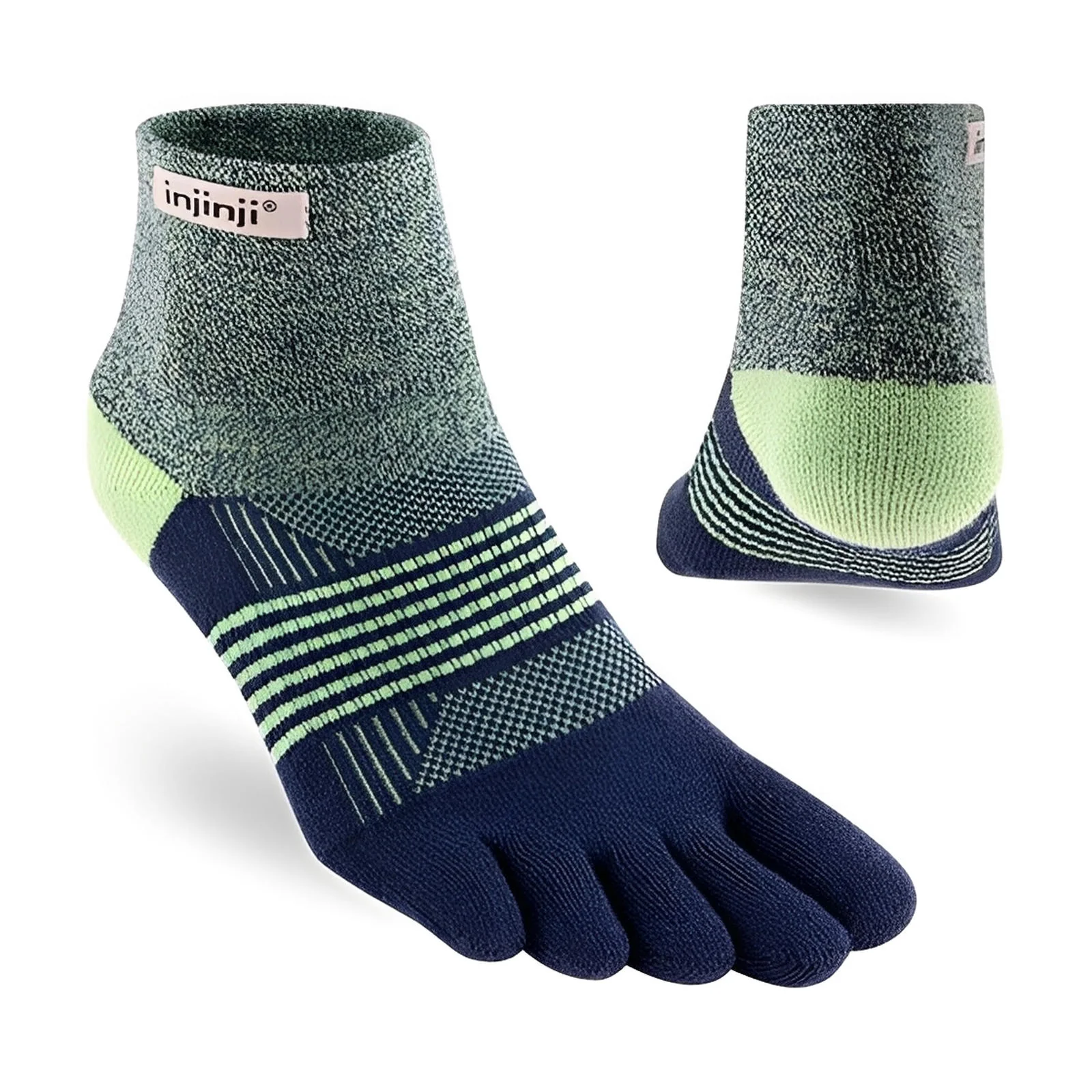 Injinji Women's Trail Midweight Mini-Crew Socks - Image 10