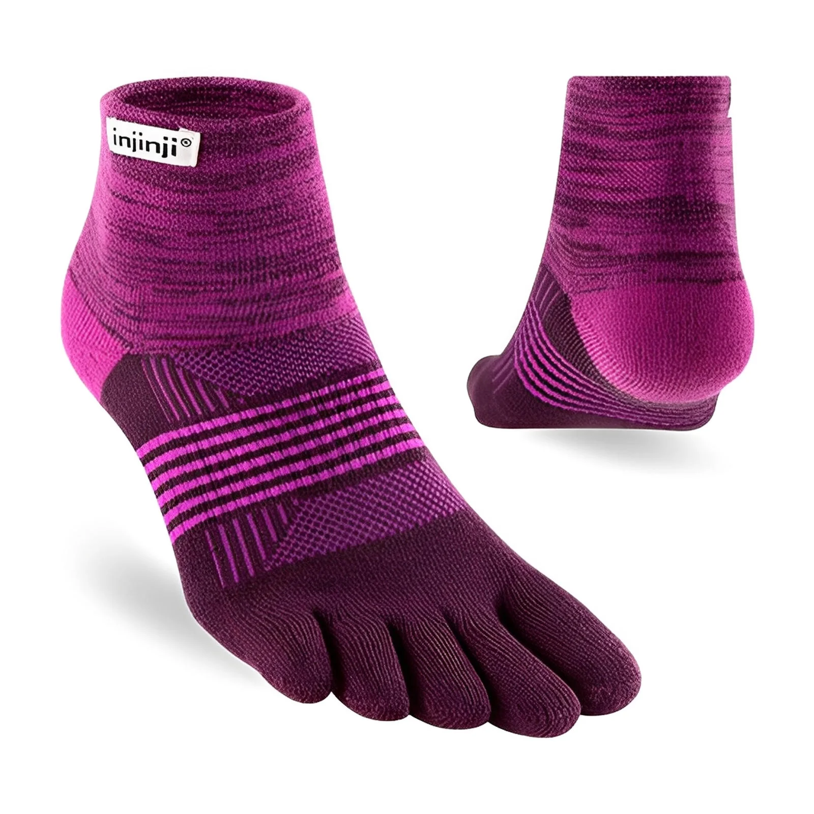 Injinji Women's Trail Midweight Mini-Crew Socks - Image 9