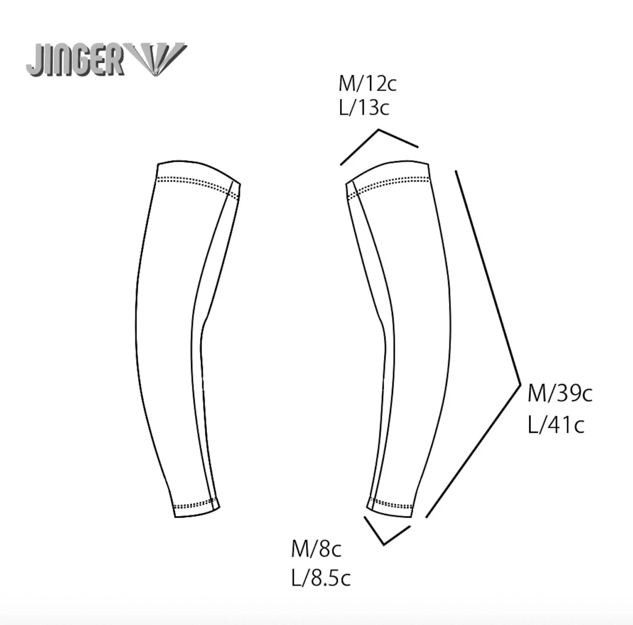 JINGER Arm Sleeves J-7019 - Image 3