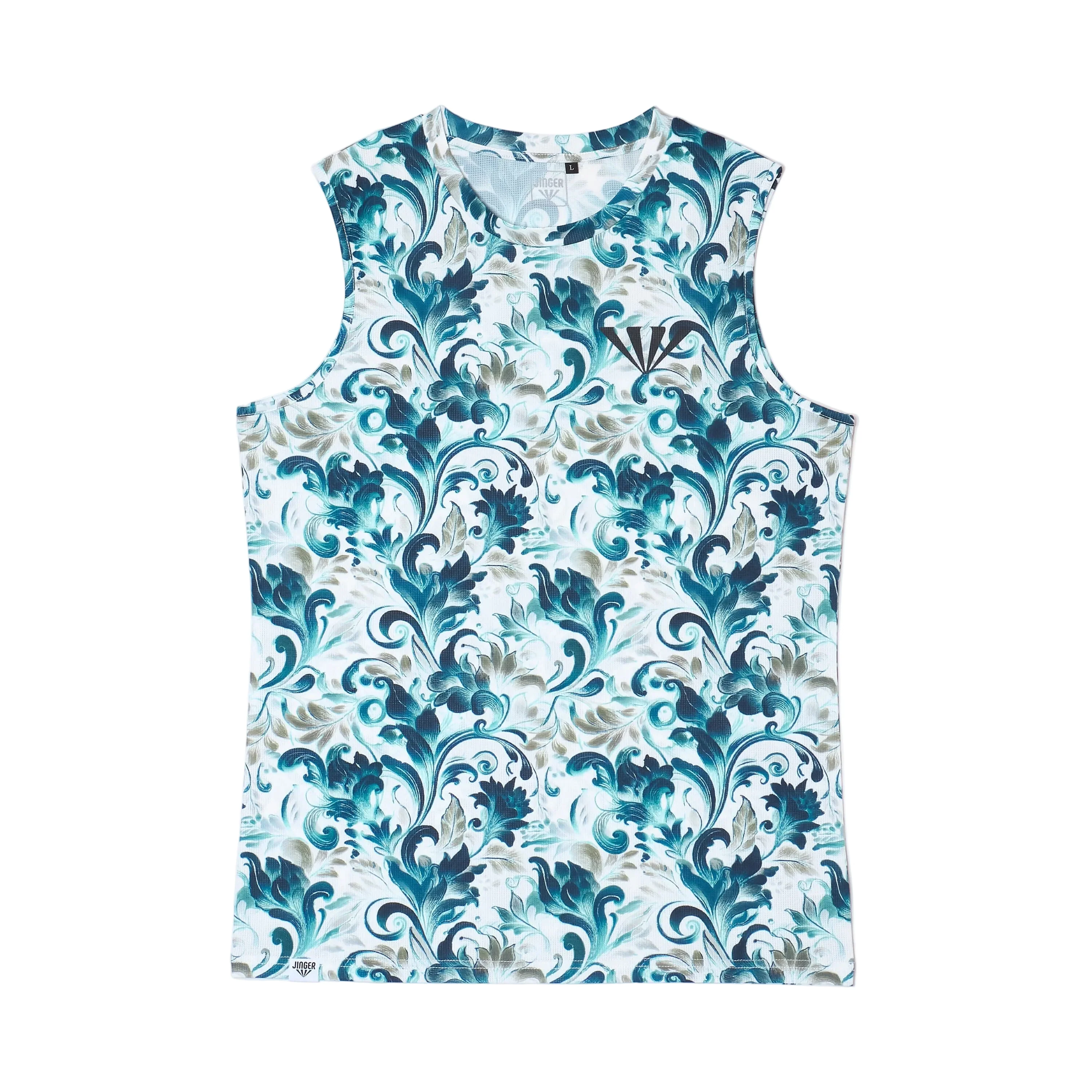 JINGER Men's Seamless Running Tank Top JM-6029