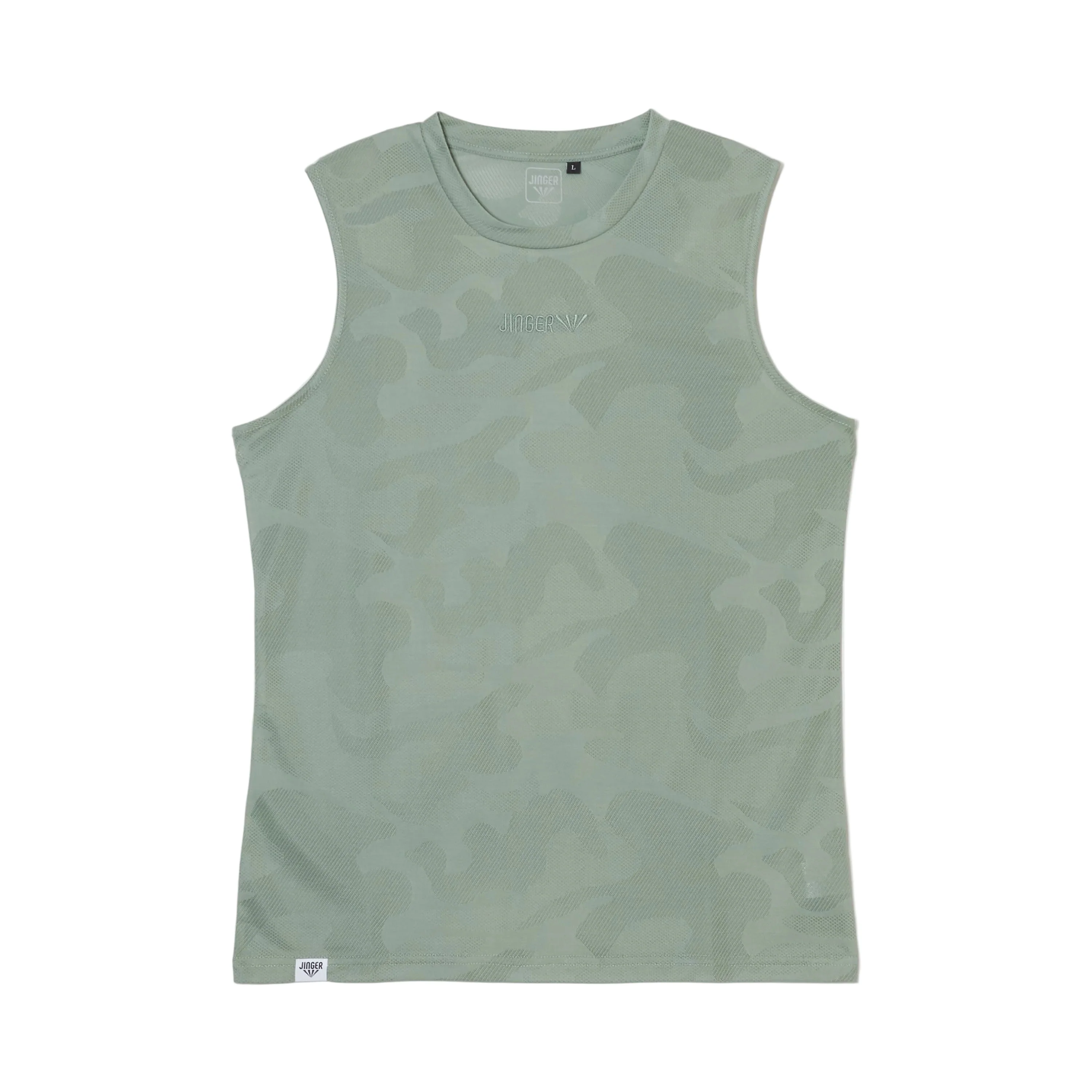 JINGER Men's Seamless Running Tank Top JM-6032 - Image 6