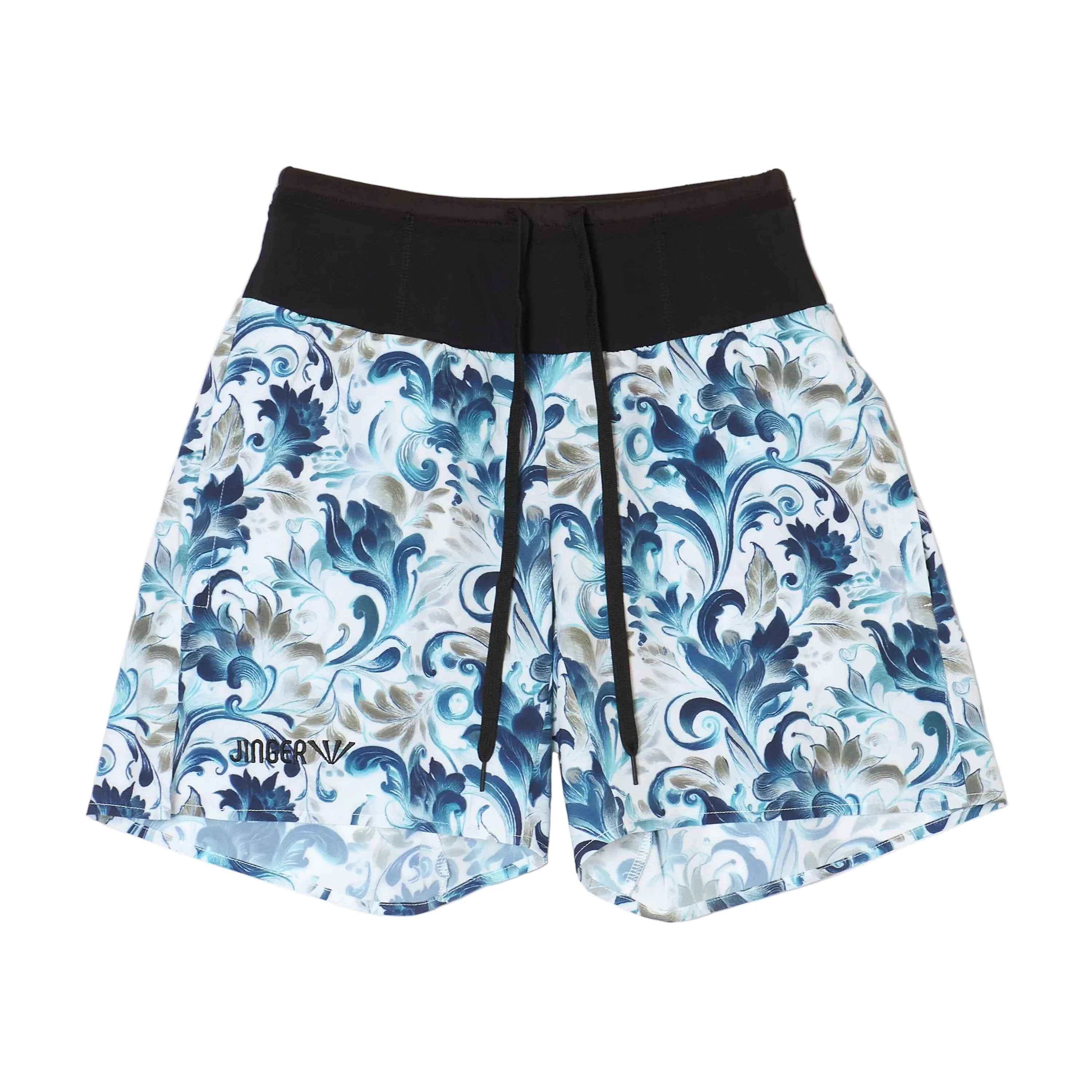 JINGER Unisex Multi-Pocket Running Shorts J-2074