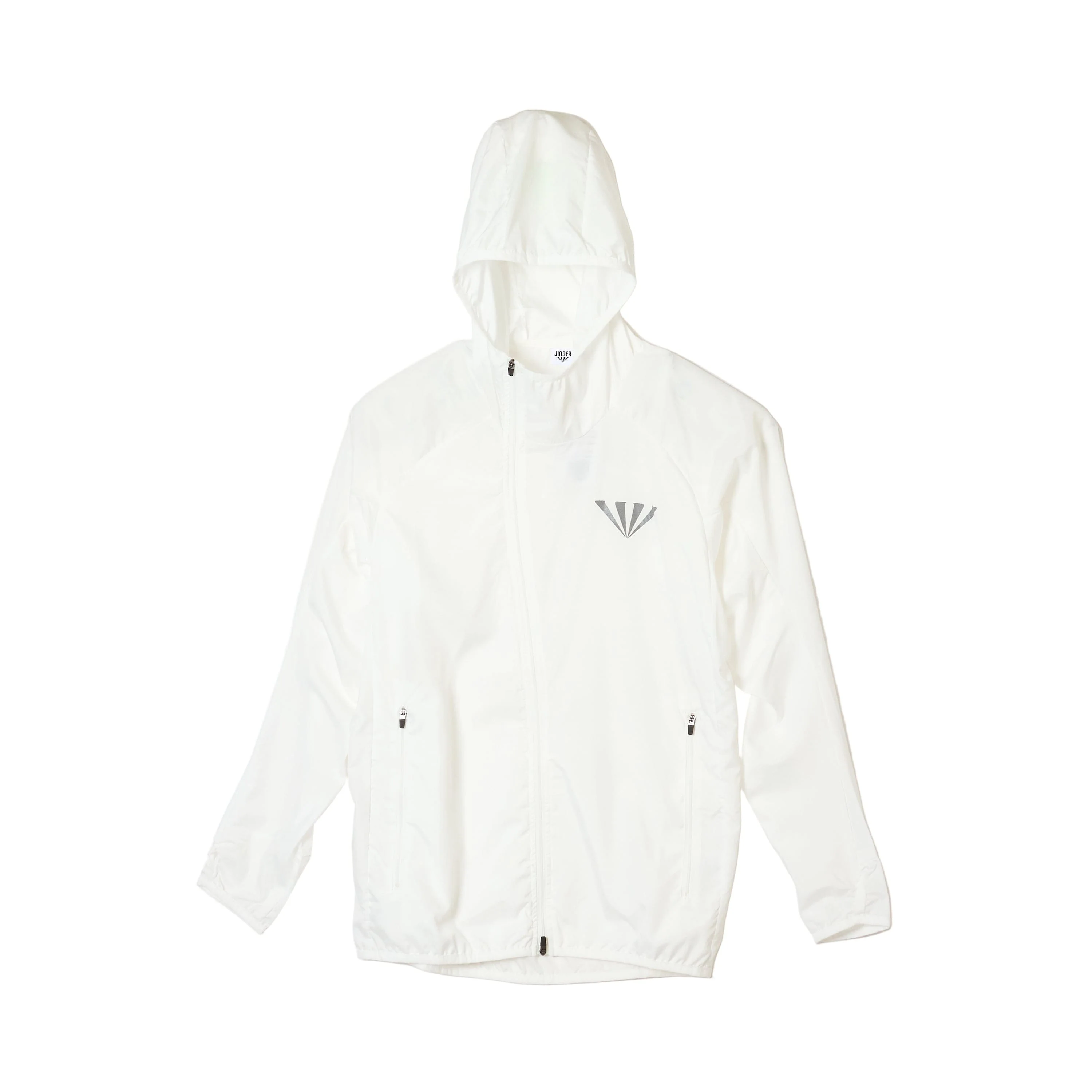JINGER Unisex's Hooded Running Jacket J-3009
