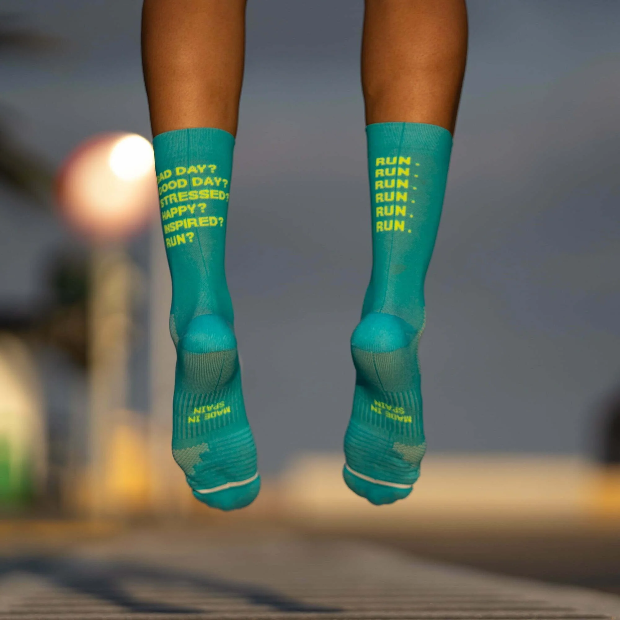 SPORCKS Just Run Green - Running Socks - Image 5