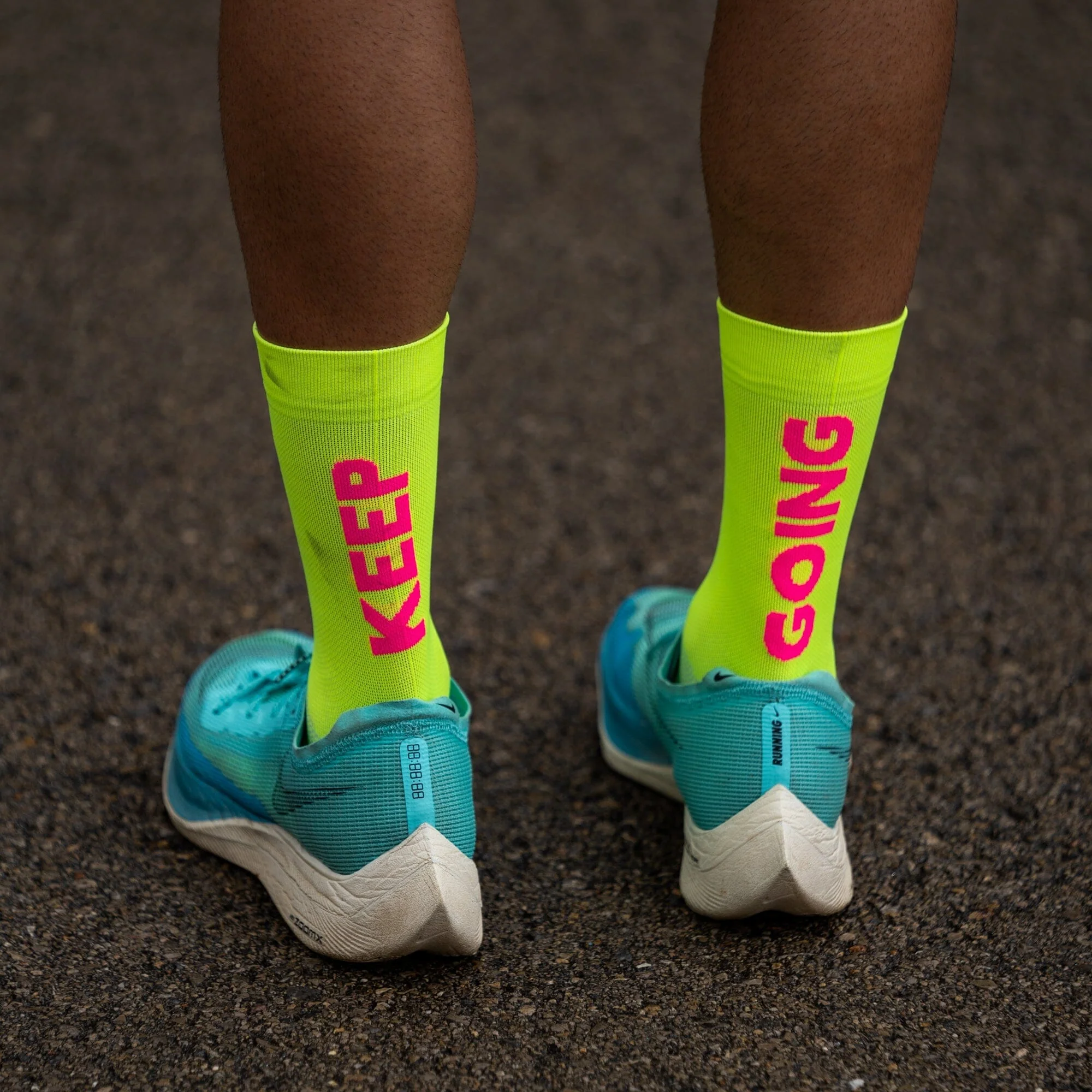 SPORCKS Keep Going Yellow - Running Socks - Image 3