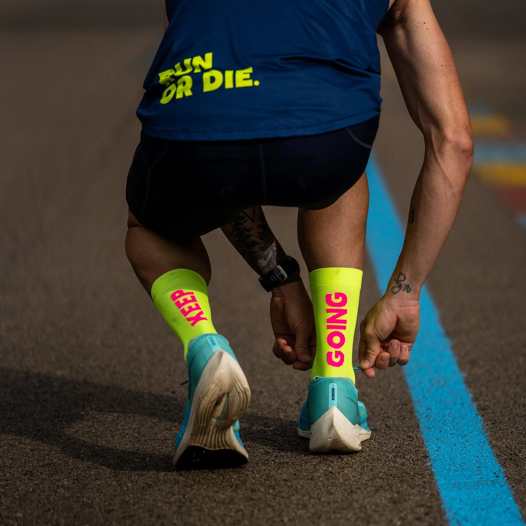 SPORCKS Keep Going Yellow - Running Socks - Image 5