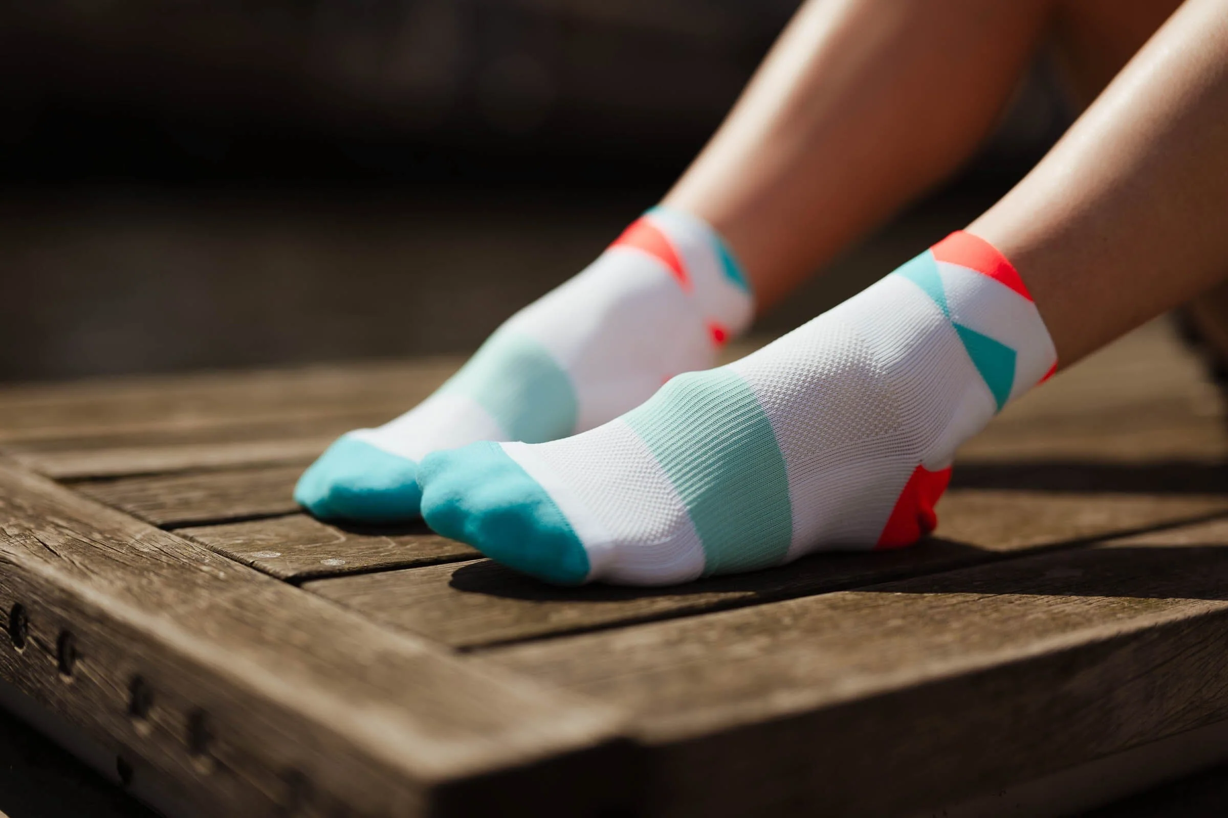 Incylence Running Peaks Short Cyan Inferno Socks - Image 4