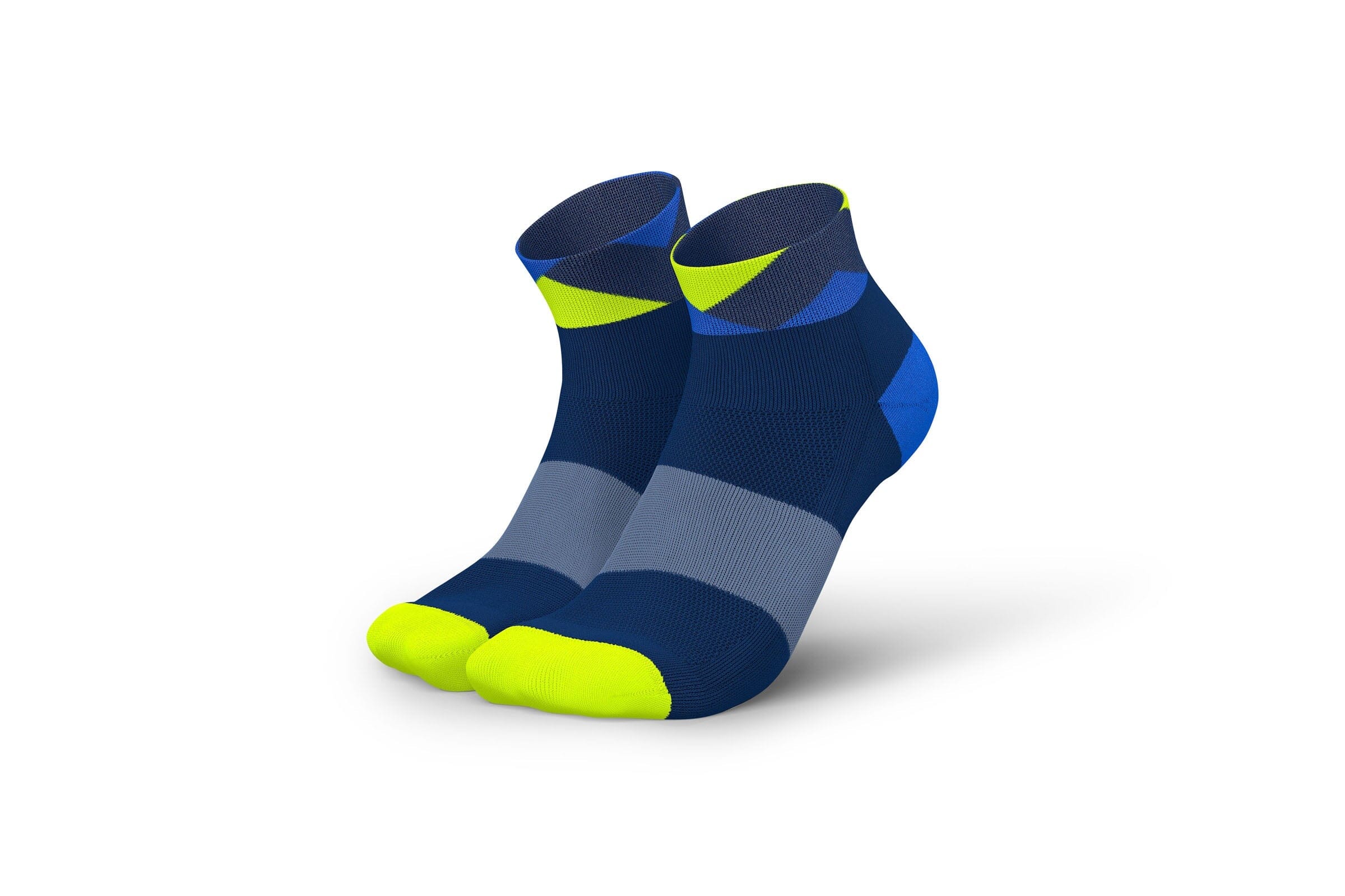 Incylence Running Peaks Short Navy Blue Canary Socks