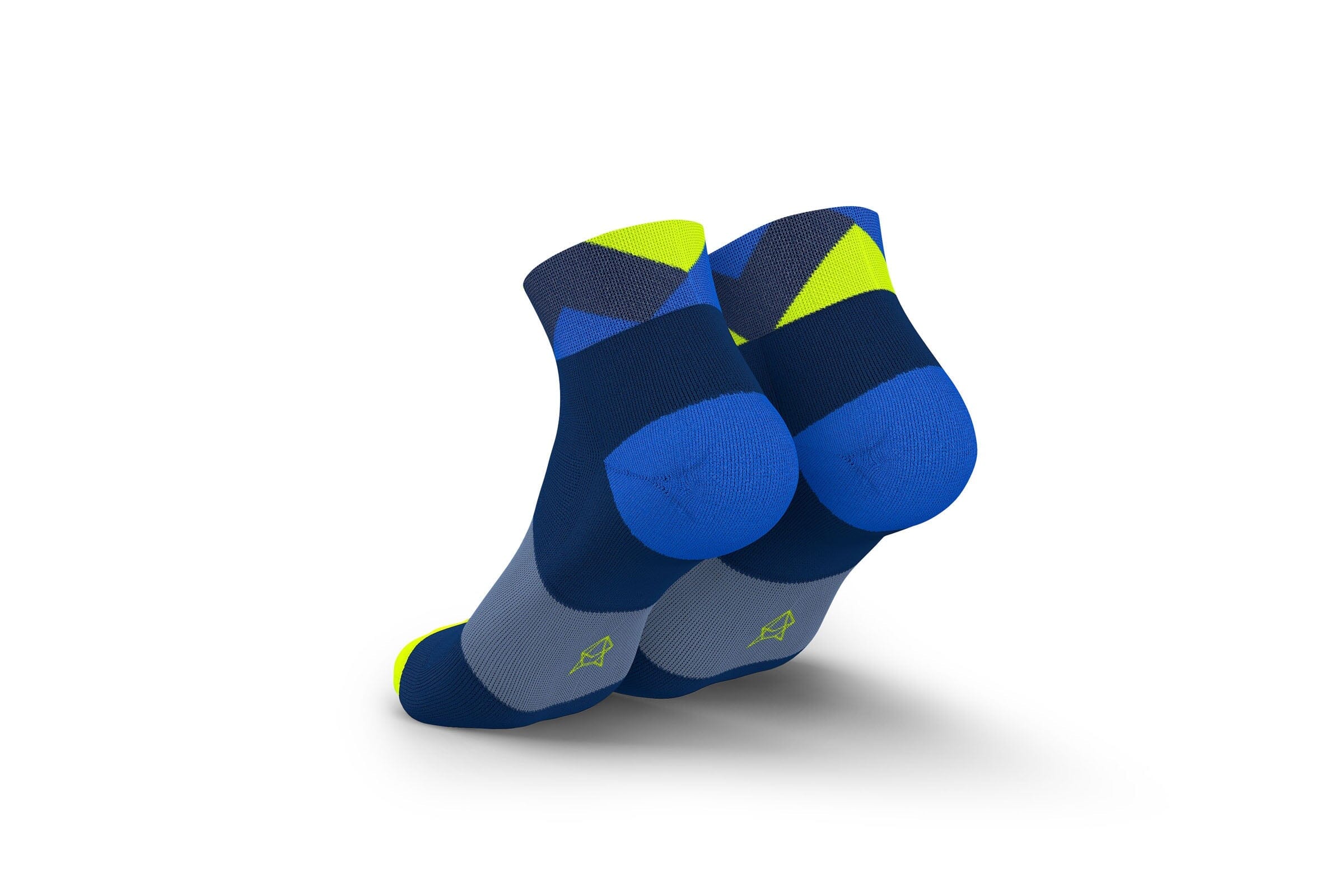 Incylence Running Peaks Short Navy Blue Canary Socks - Image 2