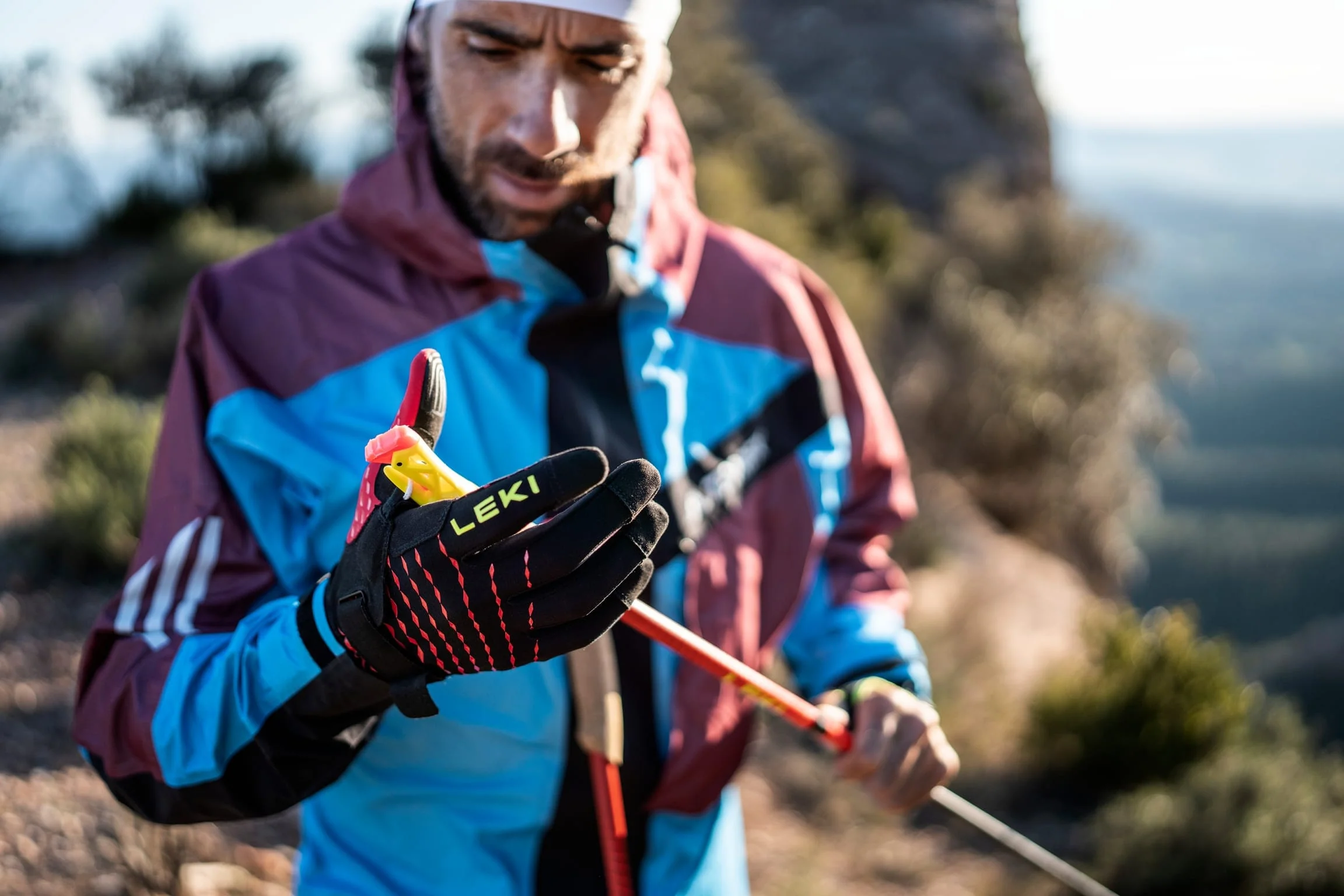 LEKI Ultra Trail Breeze Shark Gloves - Image 5