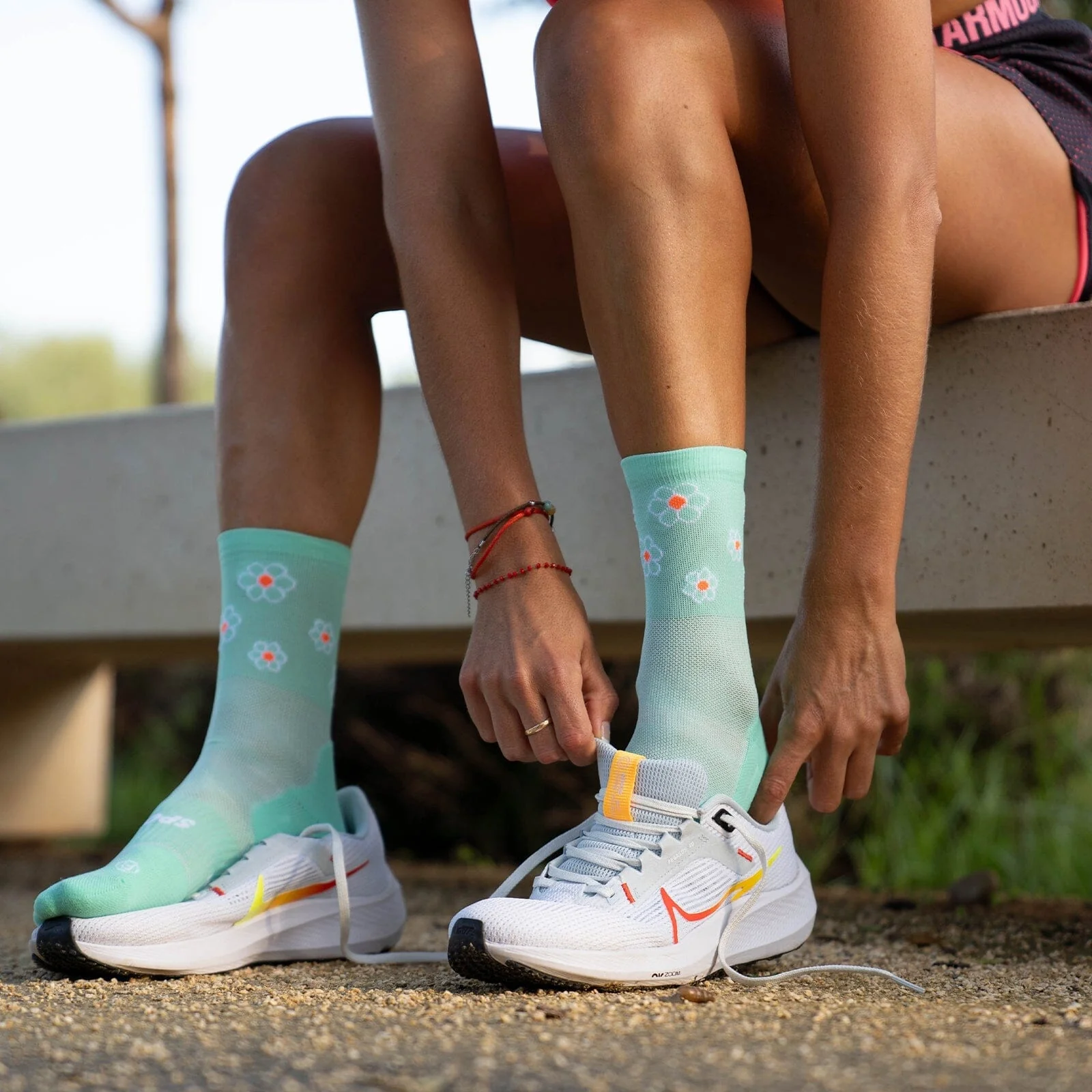 SPORCKS Marguerite Green - Run Ultralight Socks - Image 6