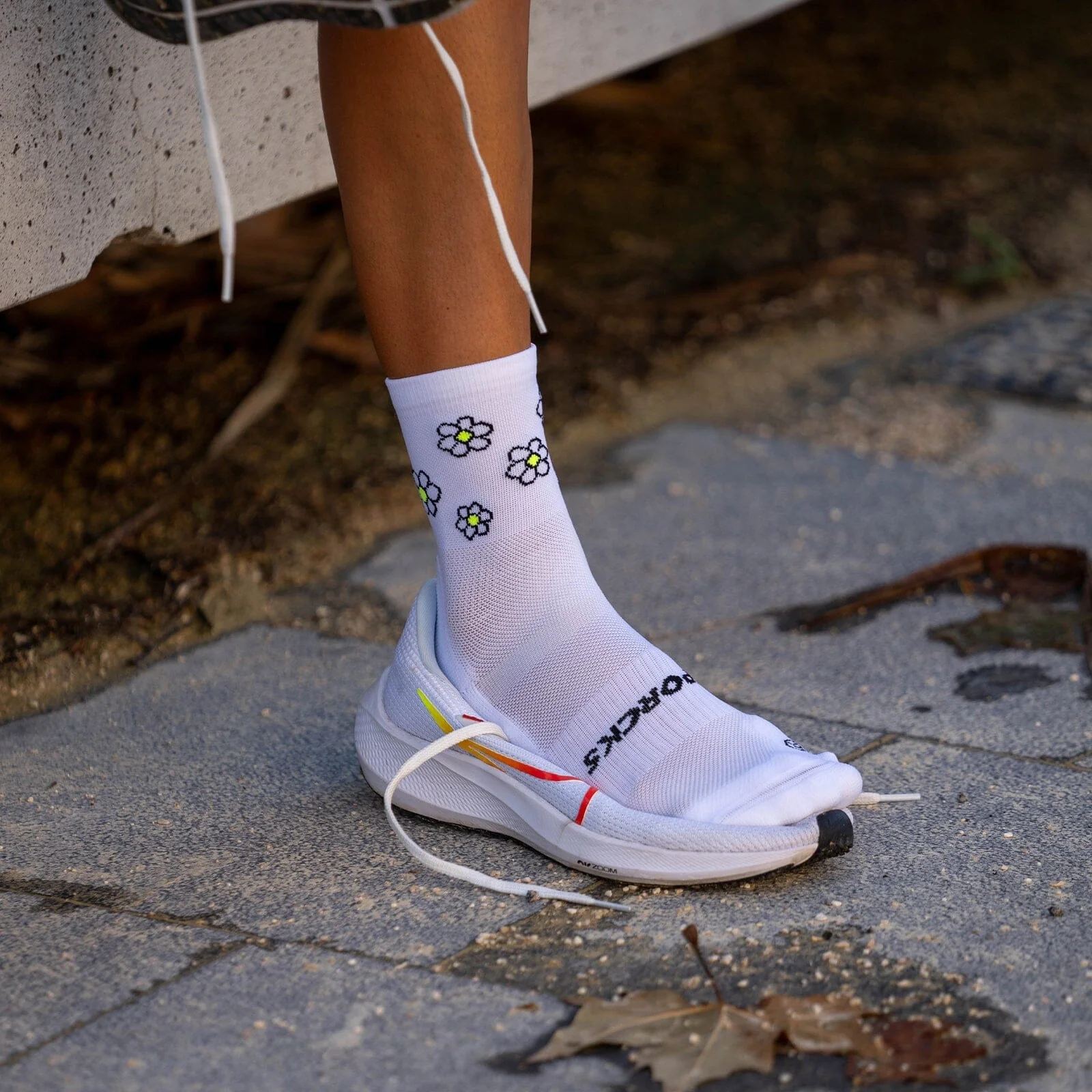 SPORCKS Margarithe White - Run Ultralight Socks - Image 5
