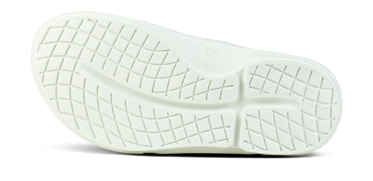 OOFOS Unisex OOahh Sport Flex Slide Sandal - Cosmic Gray - Image 7