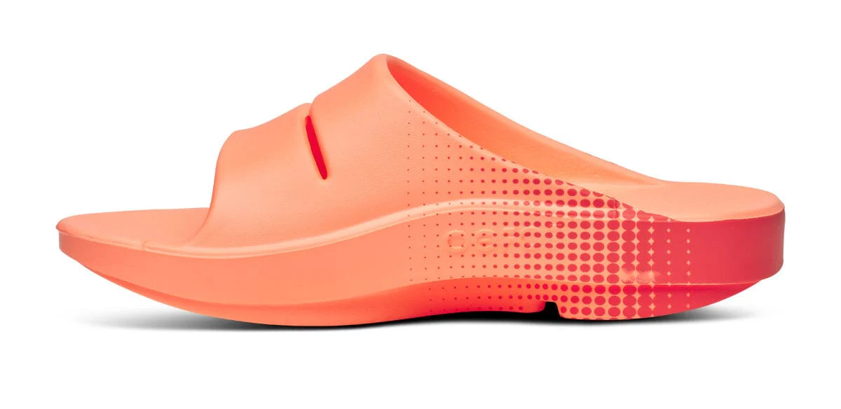 OOFOS Unisex OOahh Sport Slide Sandal - Sunburst Matrix - Image 7