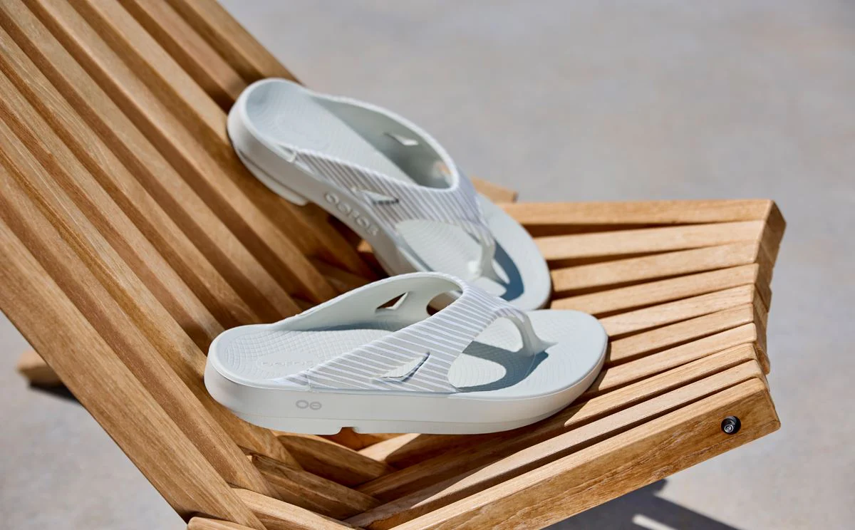OOFOS OOriginal Limited Sandal - Cosmic Gray Bamboo - Image 5