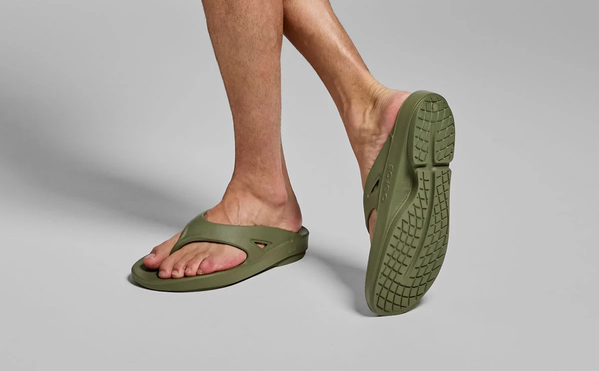 OOFOS Unisex OOriginal Thong Sandal - Foliage - Image 4