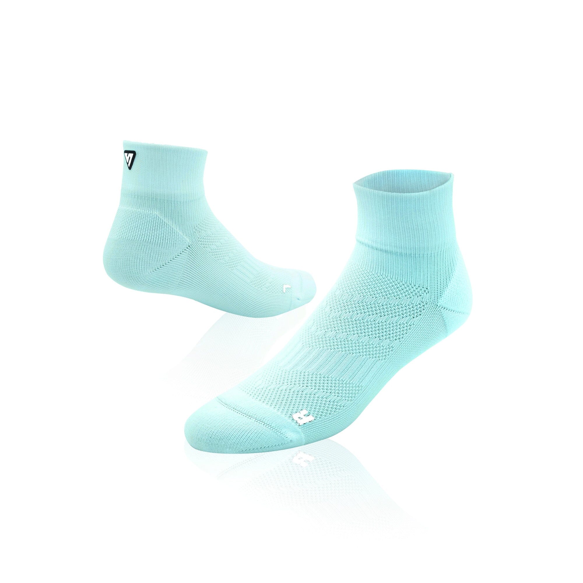 Versus Mint Running Quarter Socks