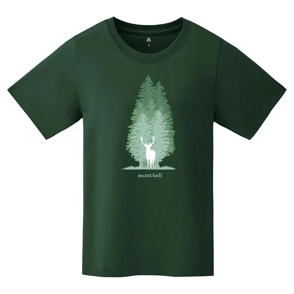 Montbell Pear Skin Cotton Tee Women's Mori To Shika