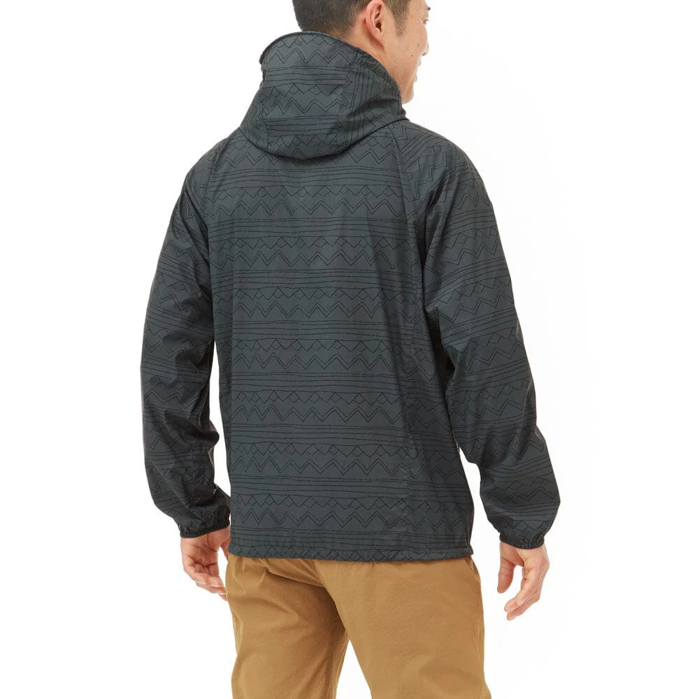 Montbell Wind Blast Print Hooded Jacket Men's - Image 3