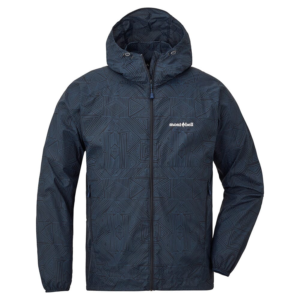 Montbell Wind Blast Print Hooded Jacket Men's - Image 9