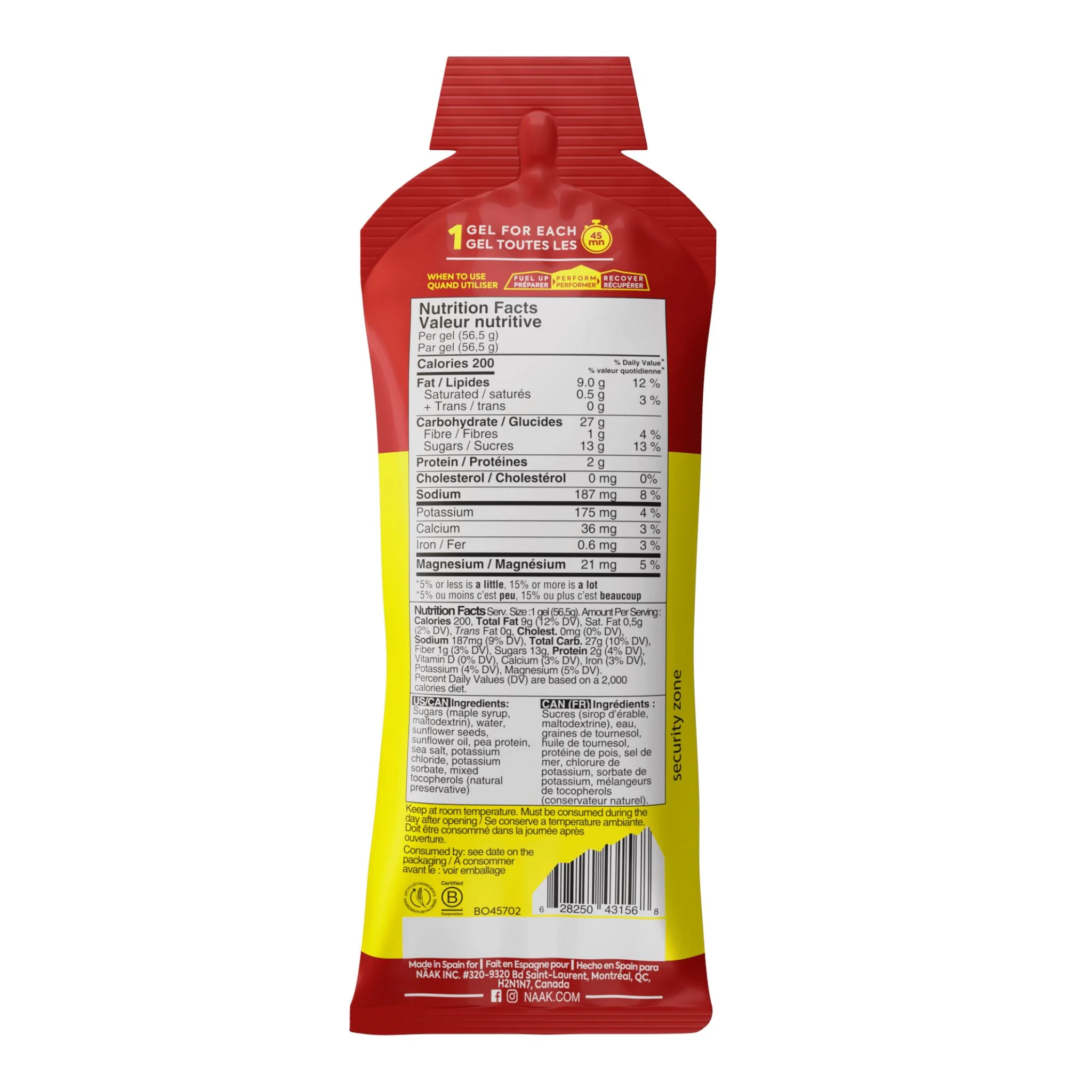 naak Ultra Energy Gel - Image 2
