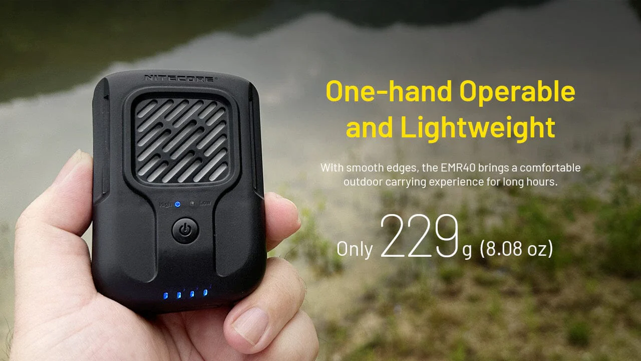 Nitecore EMR40 Portable Rechargeable Multipurpose Mosquito Repeller - Image 7