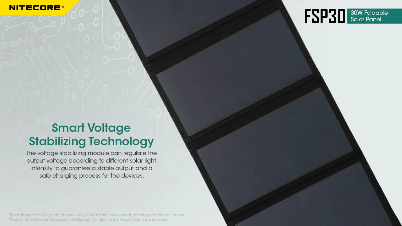 Nitecore FSP30 30W Foldable Solar Panel - Image 8