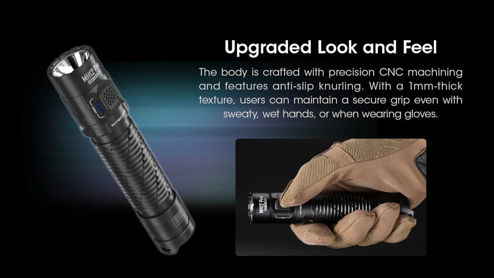 Nitecore MH12 Pro 3300 Lumen USB-C Rechargeable Flashlight - Image 7