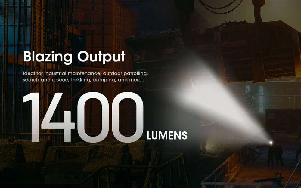 Nitecore NU50 1400 lumen Lightweight USB-C Rechargeable Headlamp - Image 2